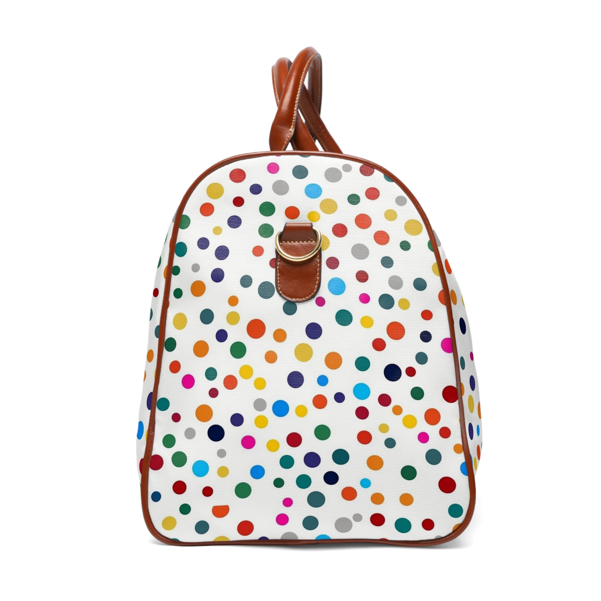 Waterproof Travel Bag (AOP) - Polka Dots Design 04