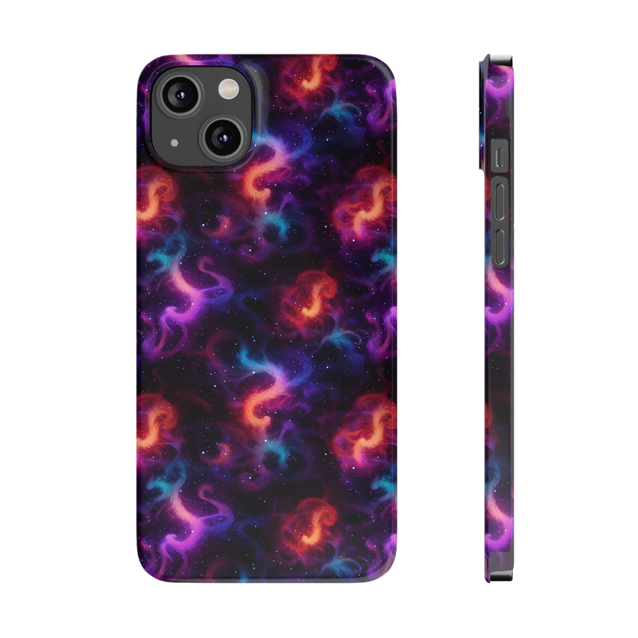 Slim Phone Cases (AOP) - Seamless Fantasy Galaxies 05