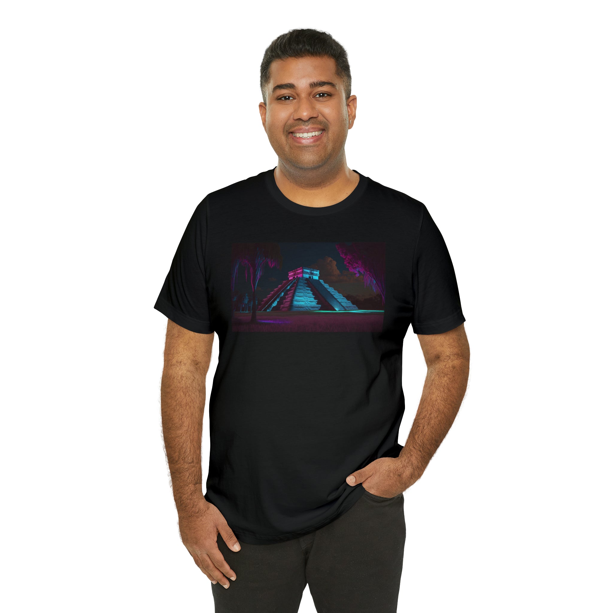 Unisex Jersey Short Sleeve Tee - Chichen Itza, Mexico