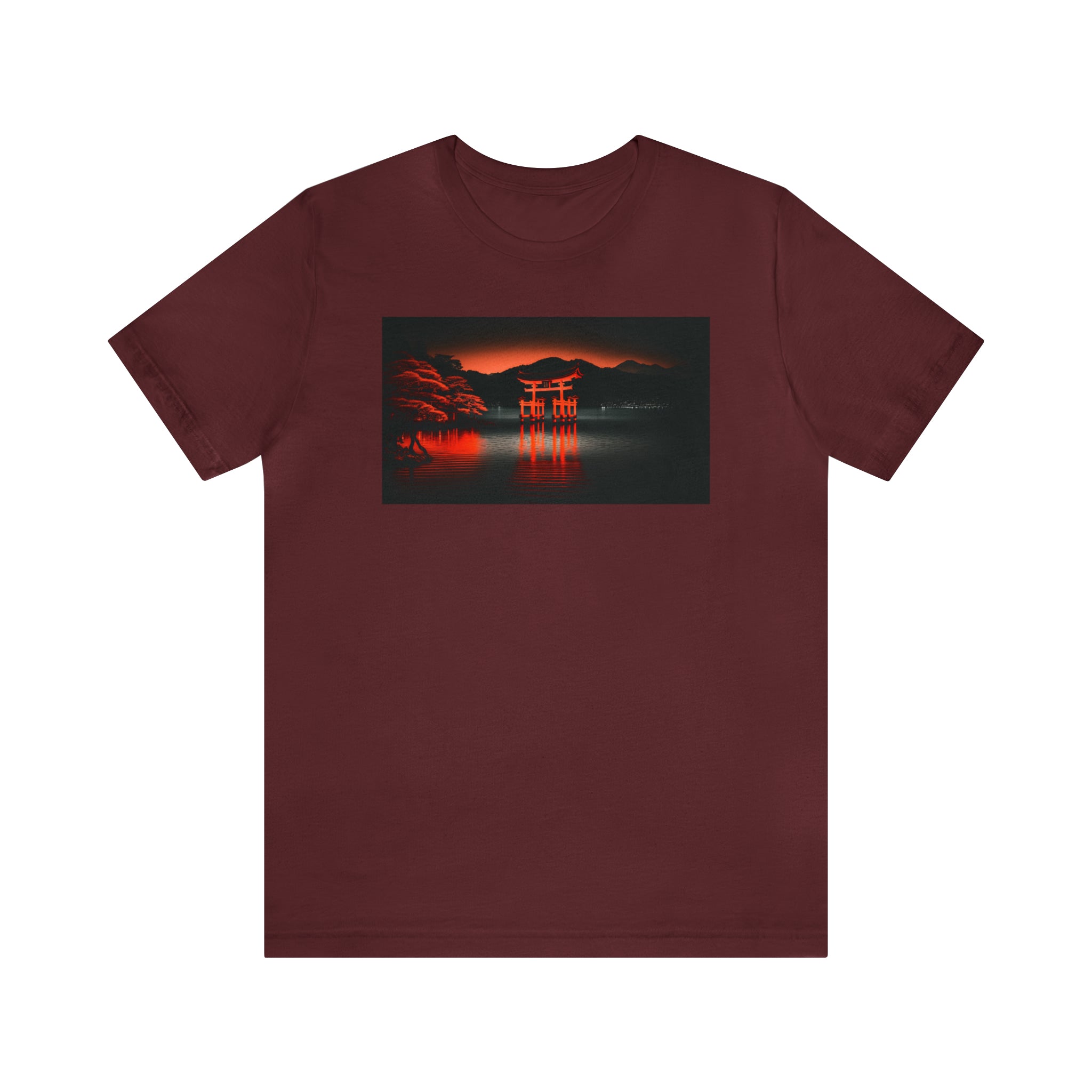 Unisex Jersey Short Sleeve Tee - Itsukushima Shrine, Japan