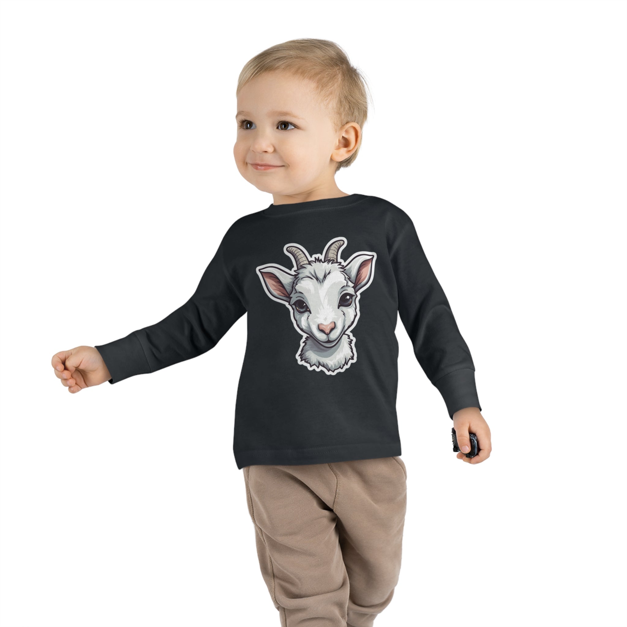 Toddler Long Sleeve Tee - Goat Kid