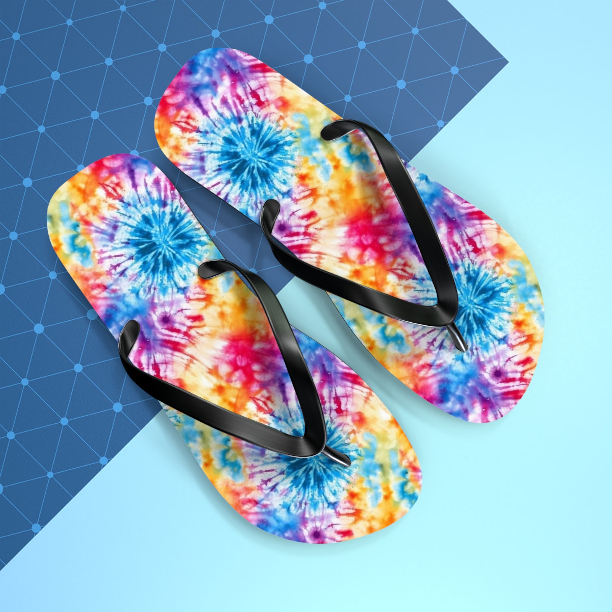 Flip Flops (AOP) - Tie Dye Designs 03