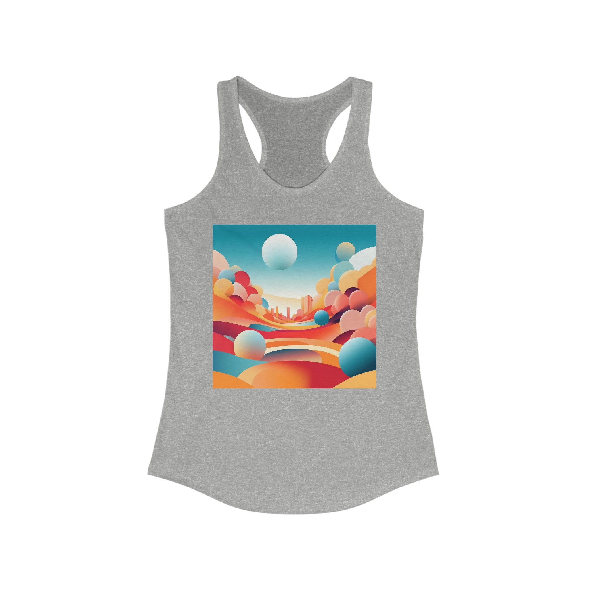 Women's Ideal Racerback Tank - Vector Art Design 10