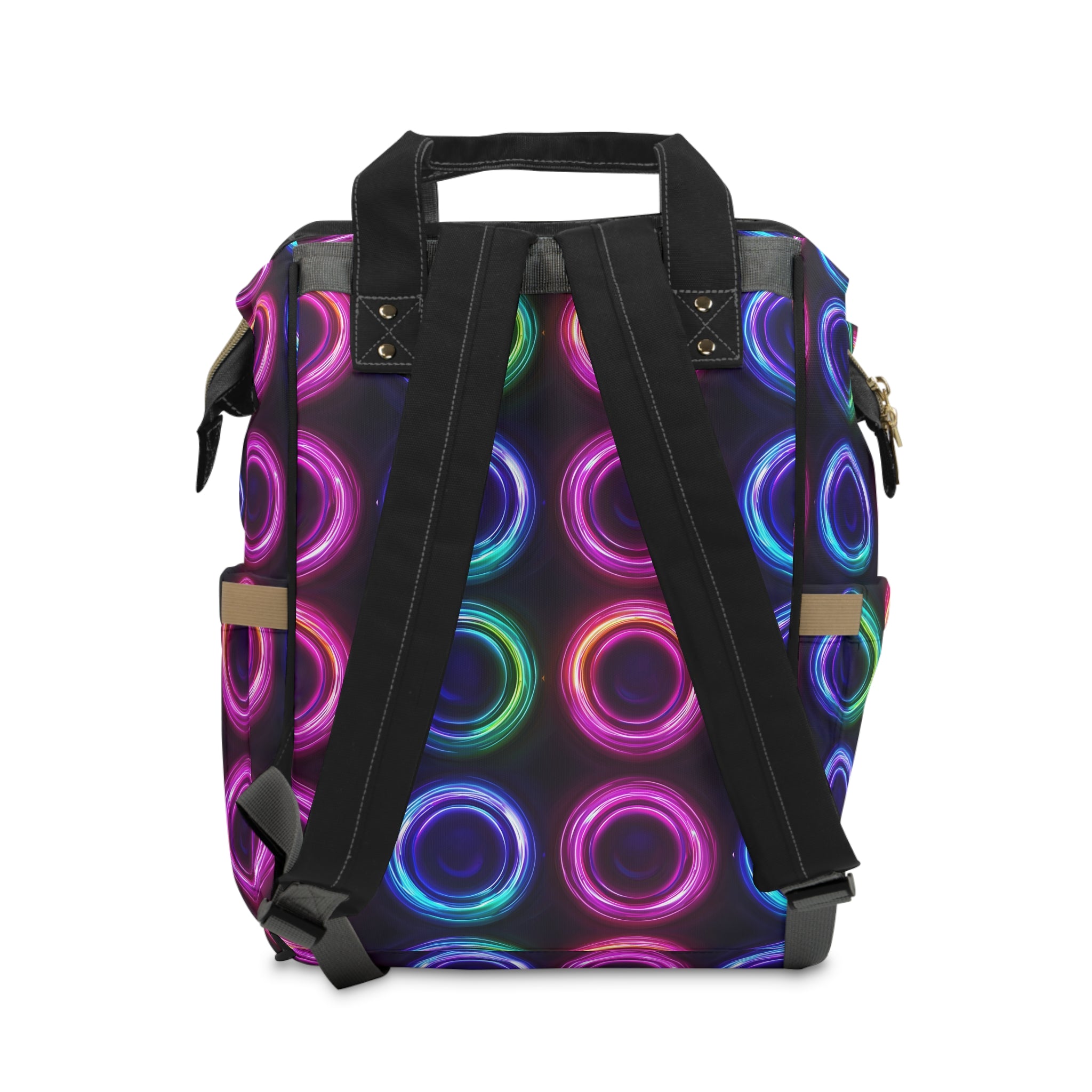 Multifunctional Diaper Backpack (AOP) - Abstract Designs 05