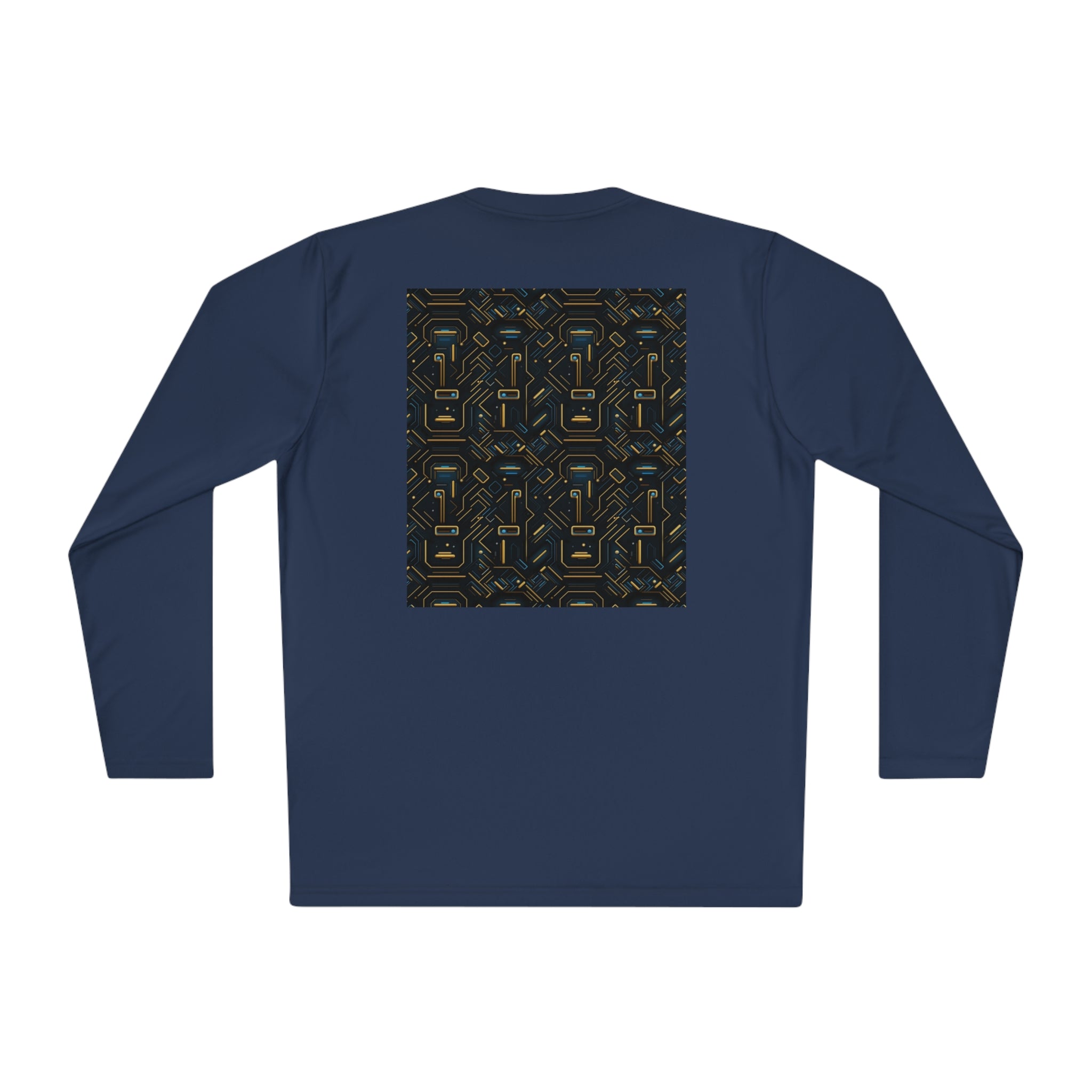 Unisex Lightweight Long Sleeve Tee (AOP) - Abstract Designs 07