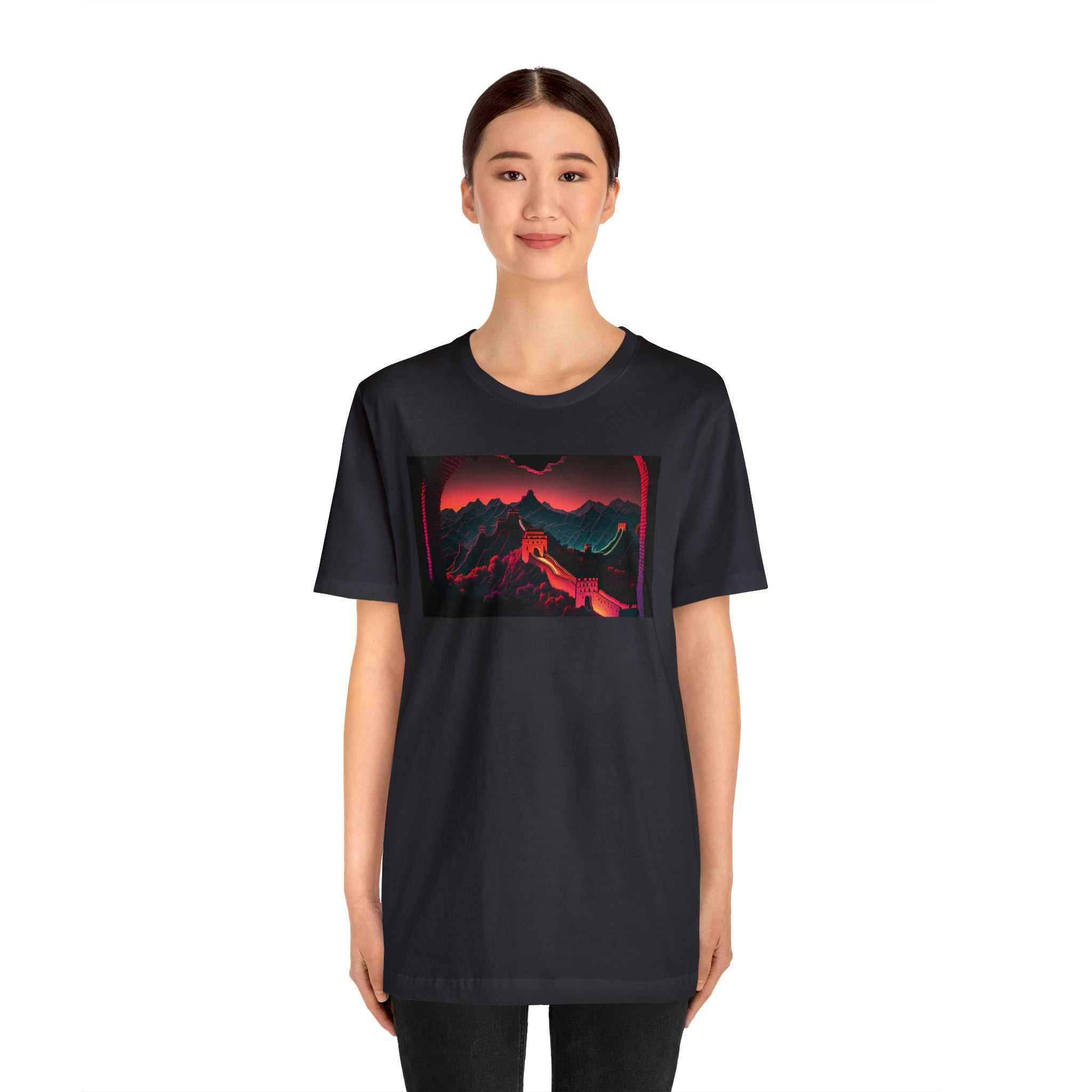 Unisex Jersey Short Sleeve Tee - Great Wall of China, China