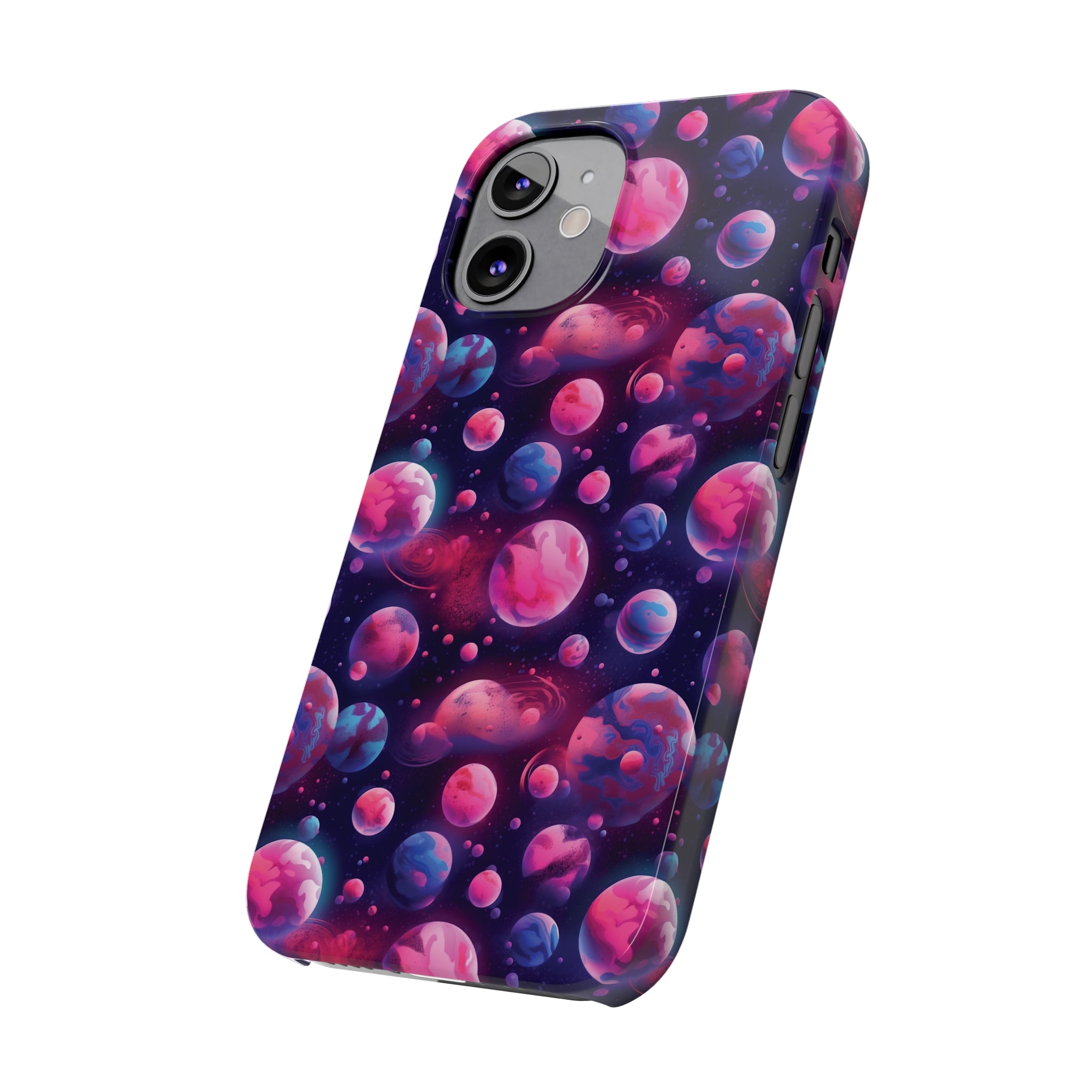 Slim Phone Cases (AOP) - Seamless Fantasy Galaxies 09