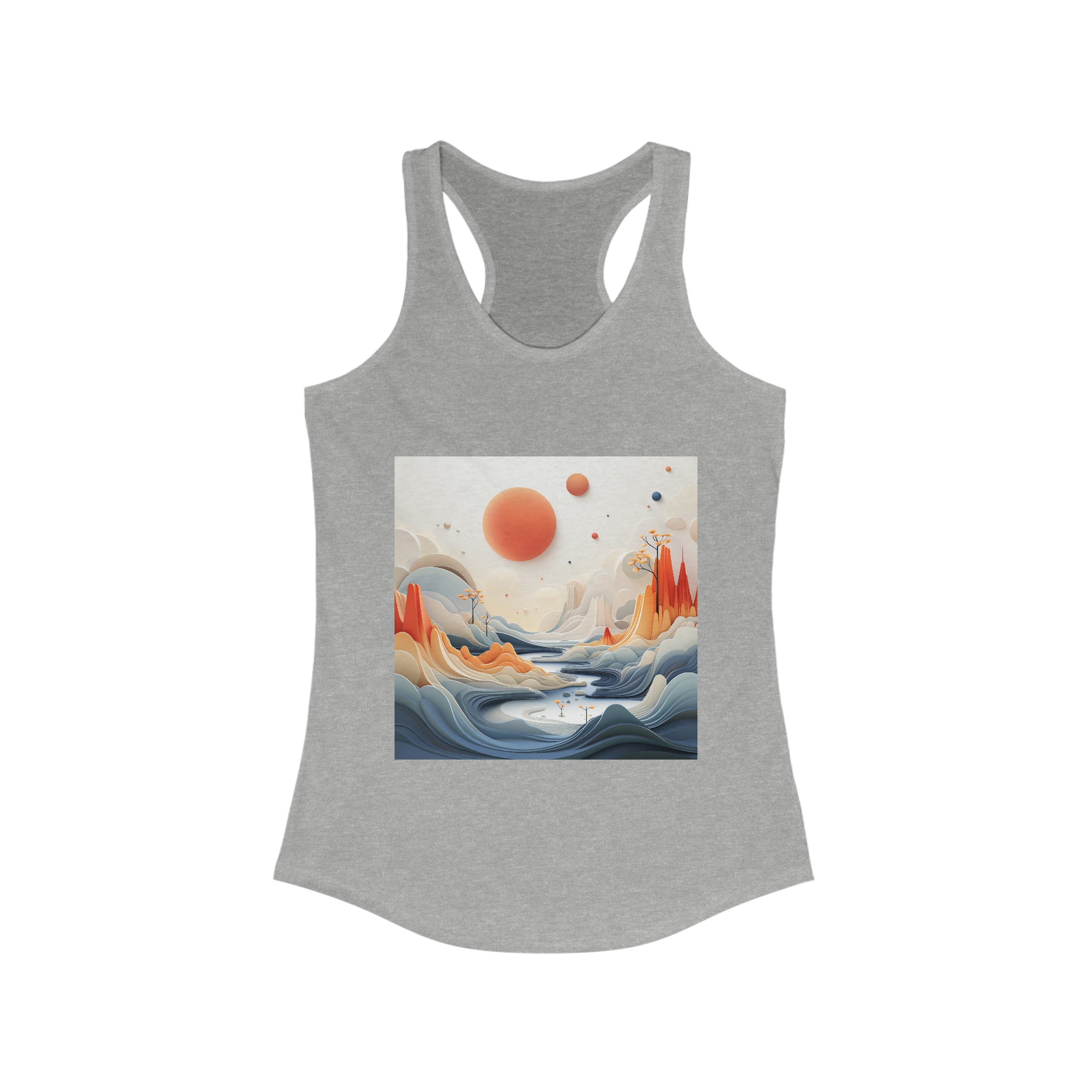 Women's Ideal Racerback Tank - Vector Art Design 13