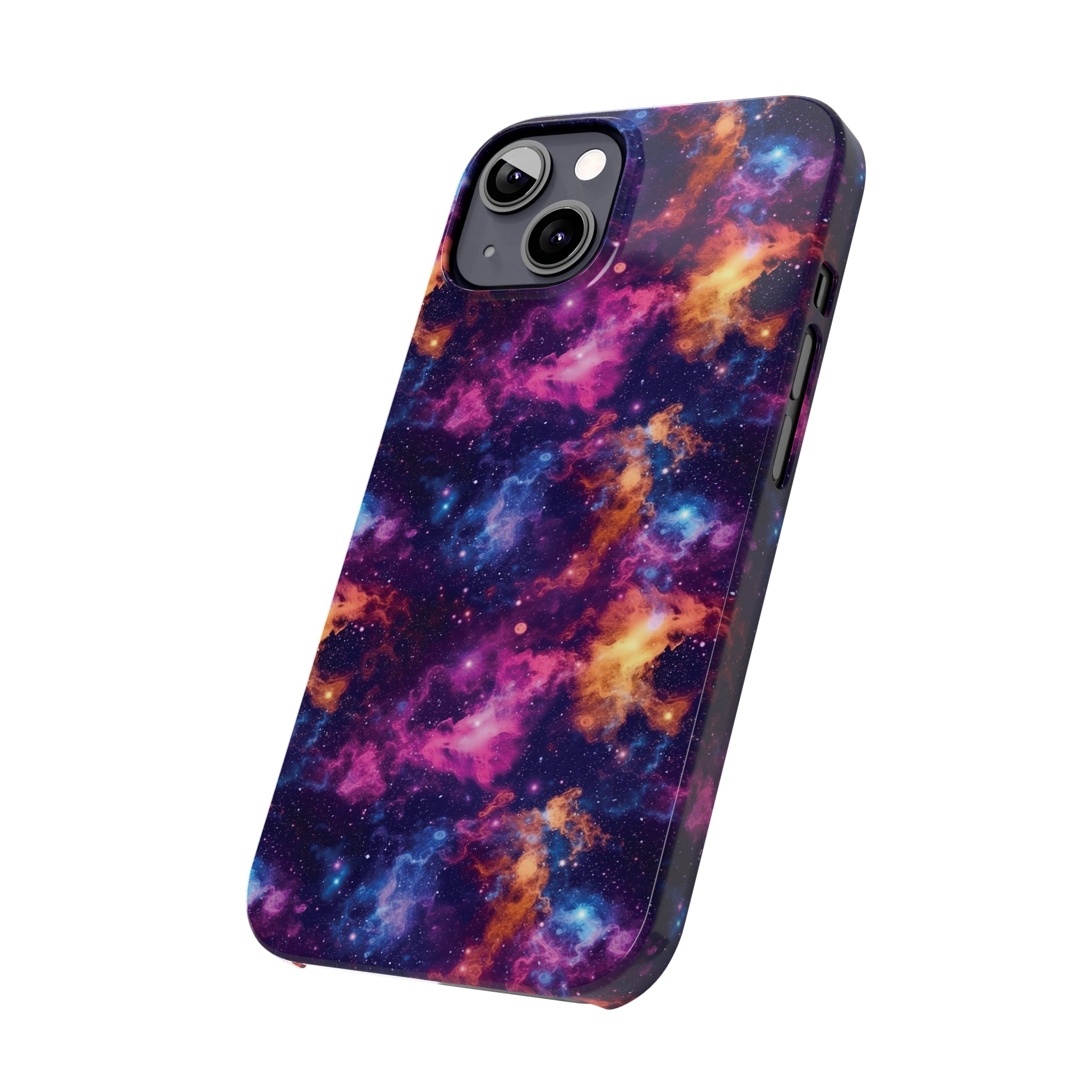 Slim Phone Cases (AOP) - Seamless Fantasy Galaxies 06