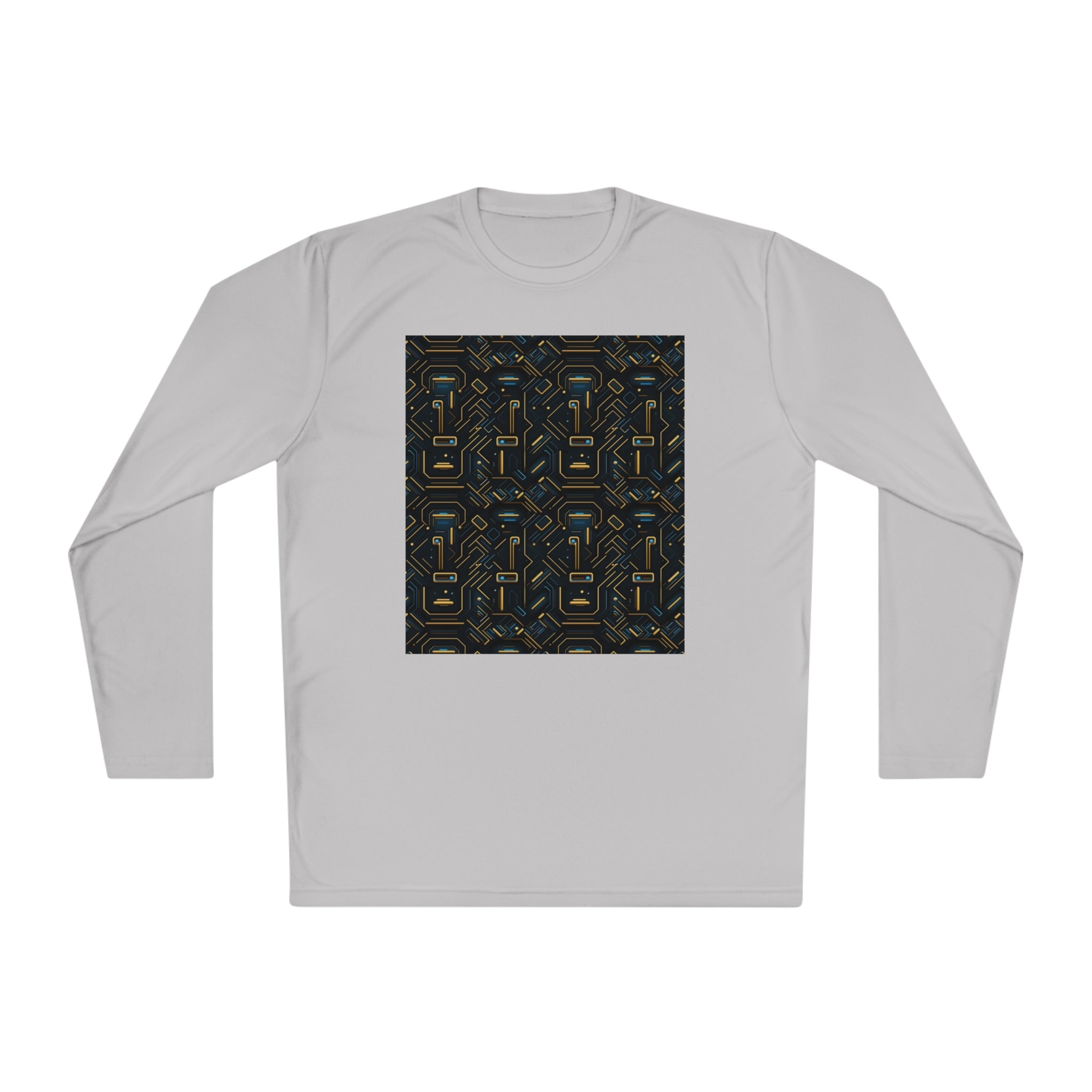 Unisex Lightweight Long Sleeve Tee (AOP) - Abstract Designs 07