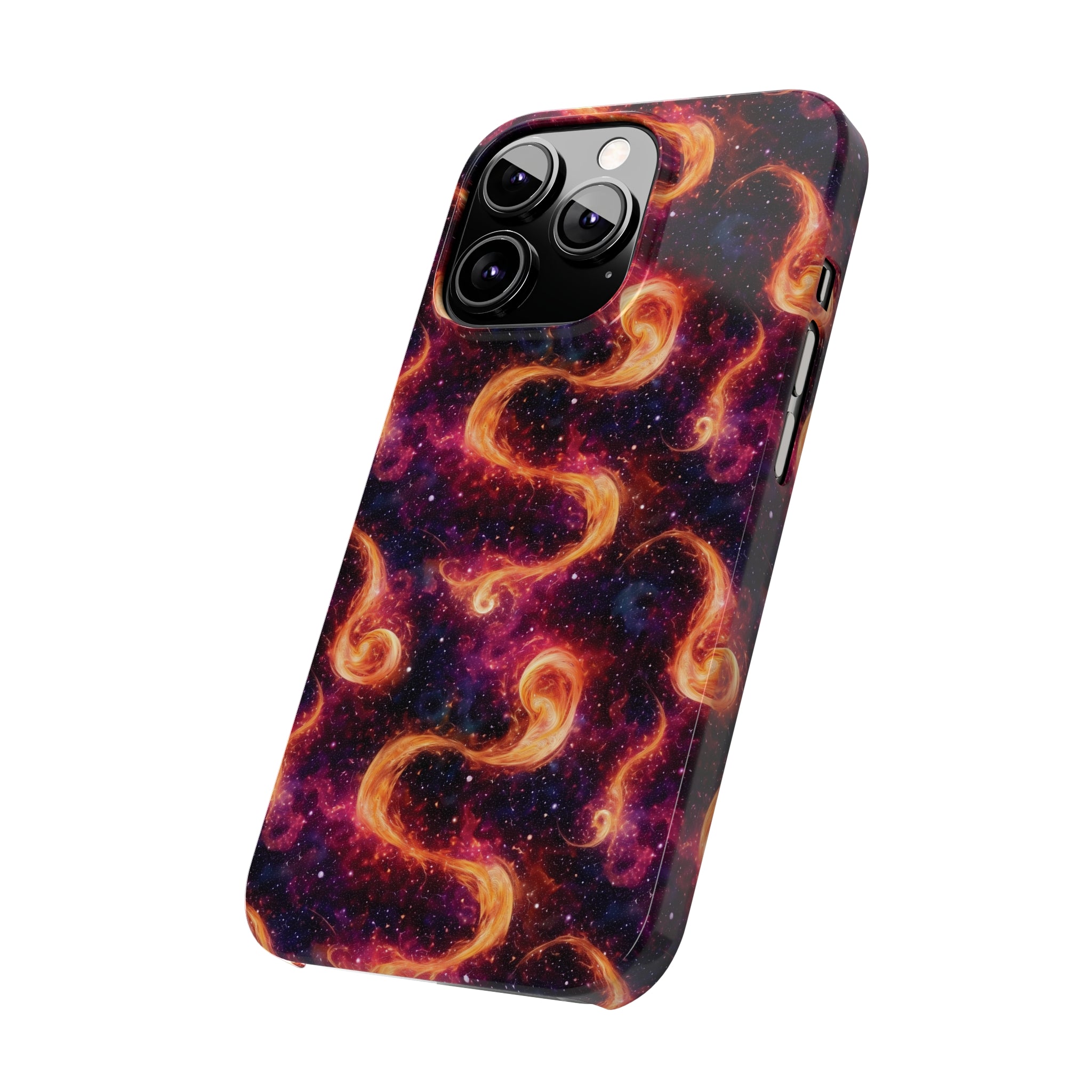 Slim Phone Cases (AOP) - Seamless Fantasy Galaxies 03