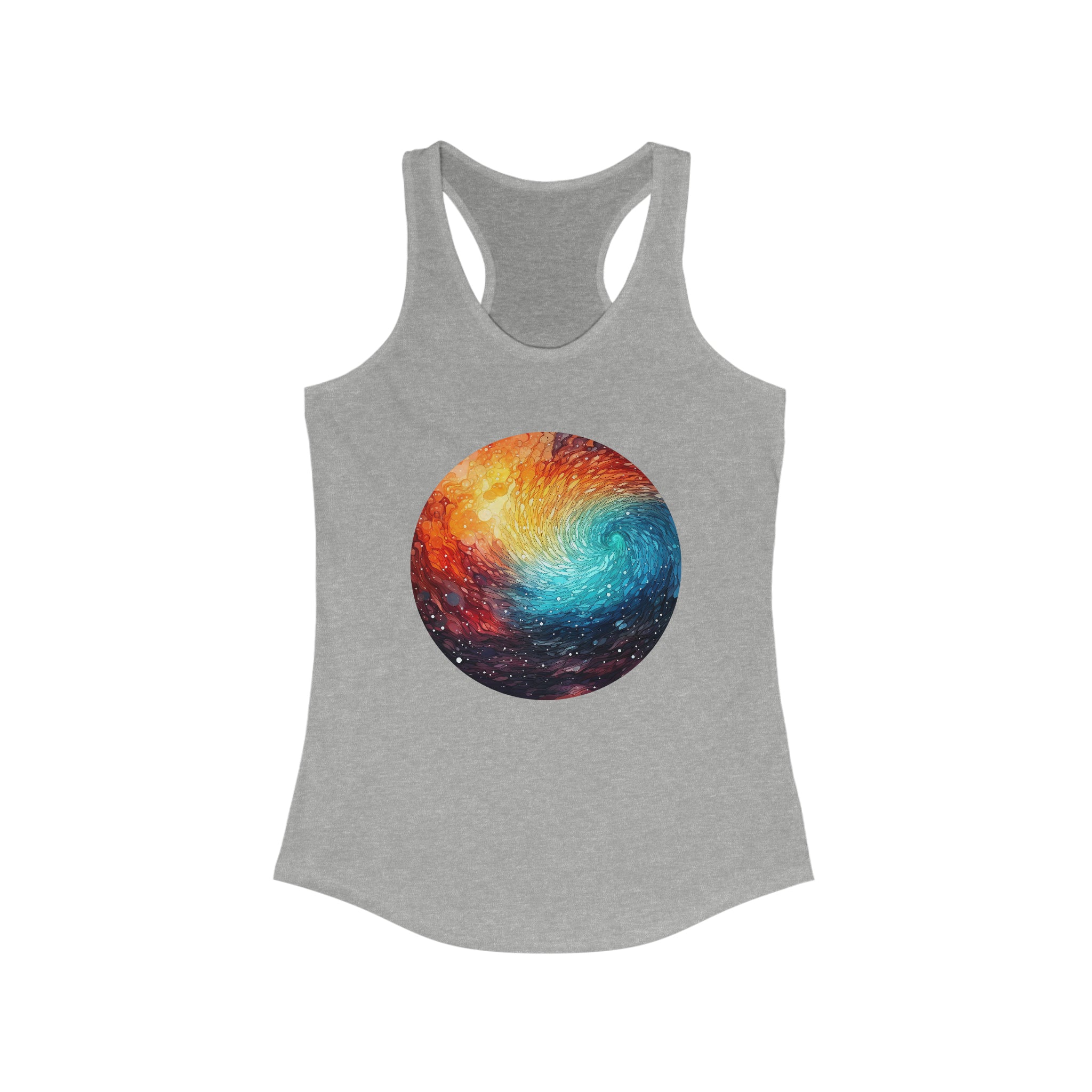 Women's Ideal Racerback Tank - Pointillism Designs 20