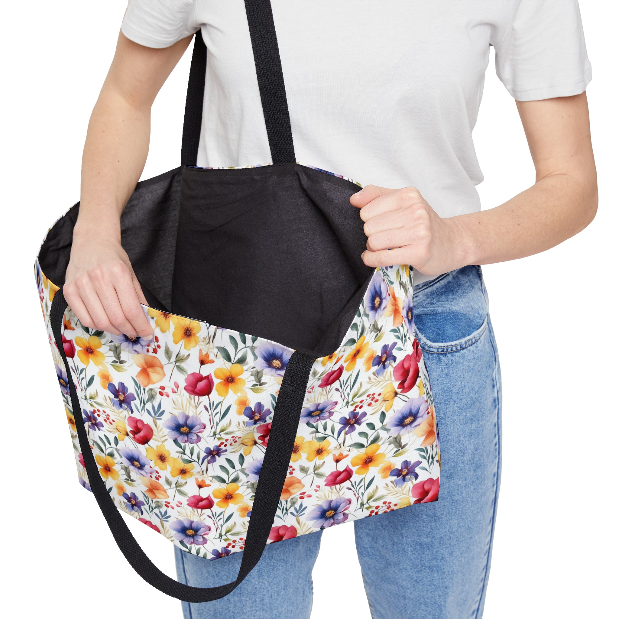 Weekender Tote Bag (AOP) - Seamless Floral Designs 07