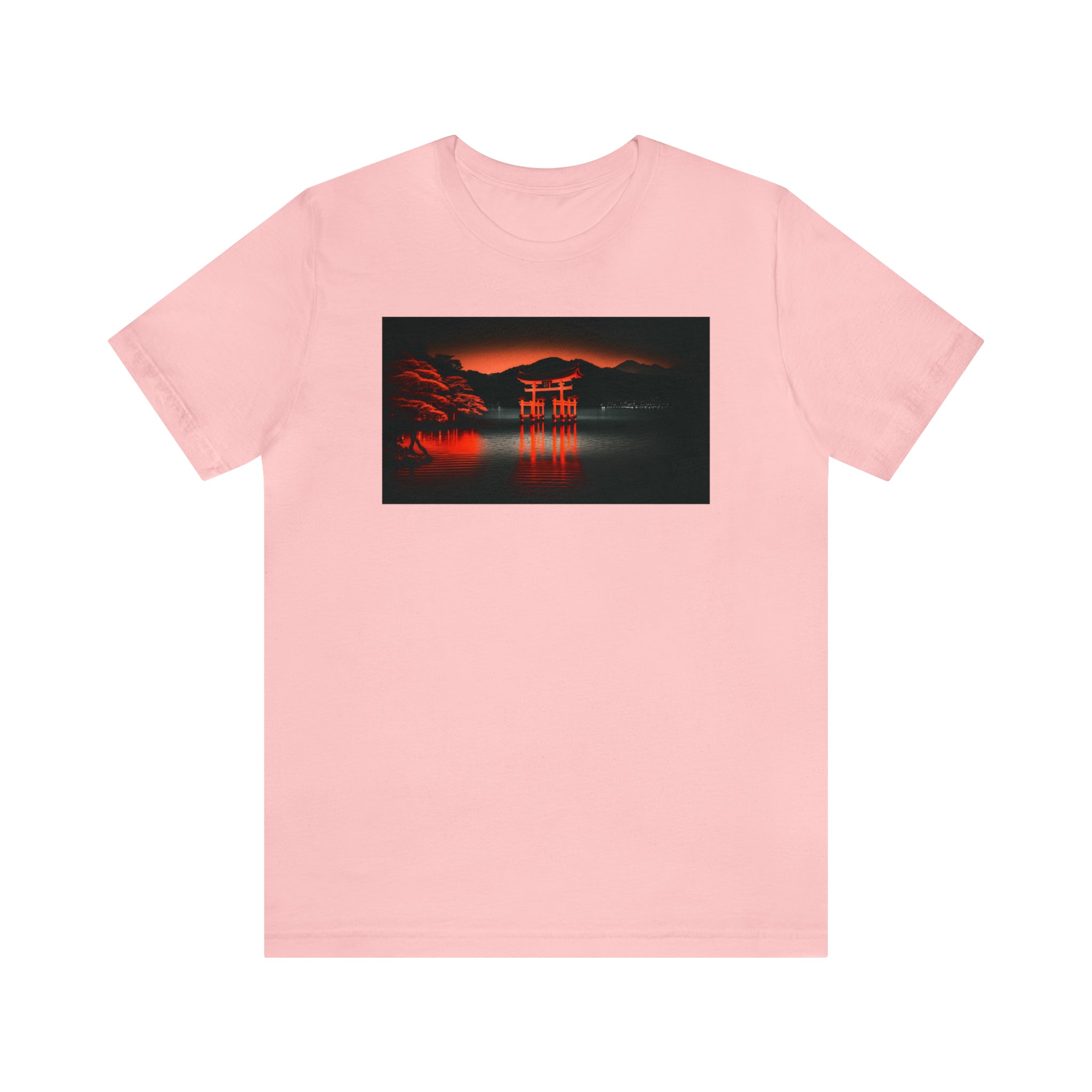 Unisex Jersey Short Sleeve Tee - Itsukushima Shrine, Japan