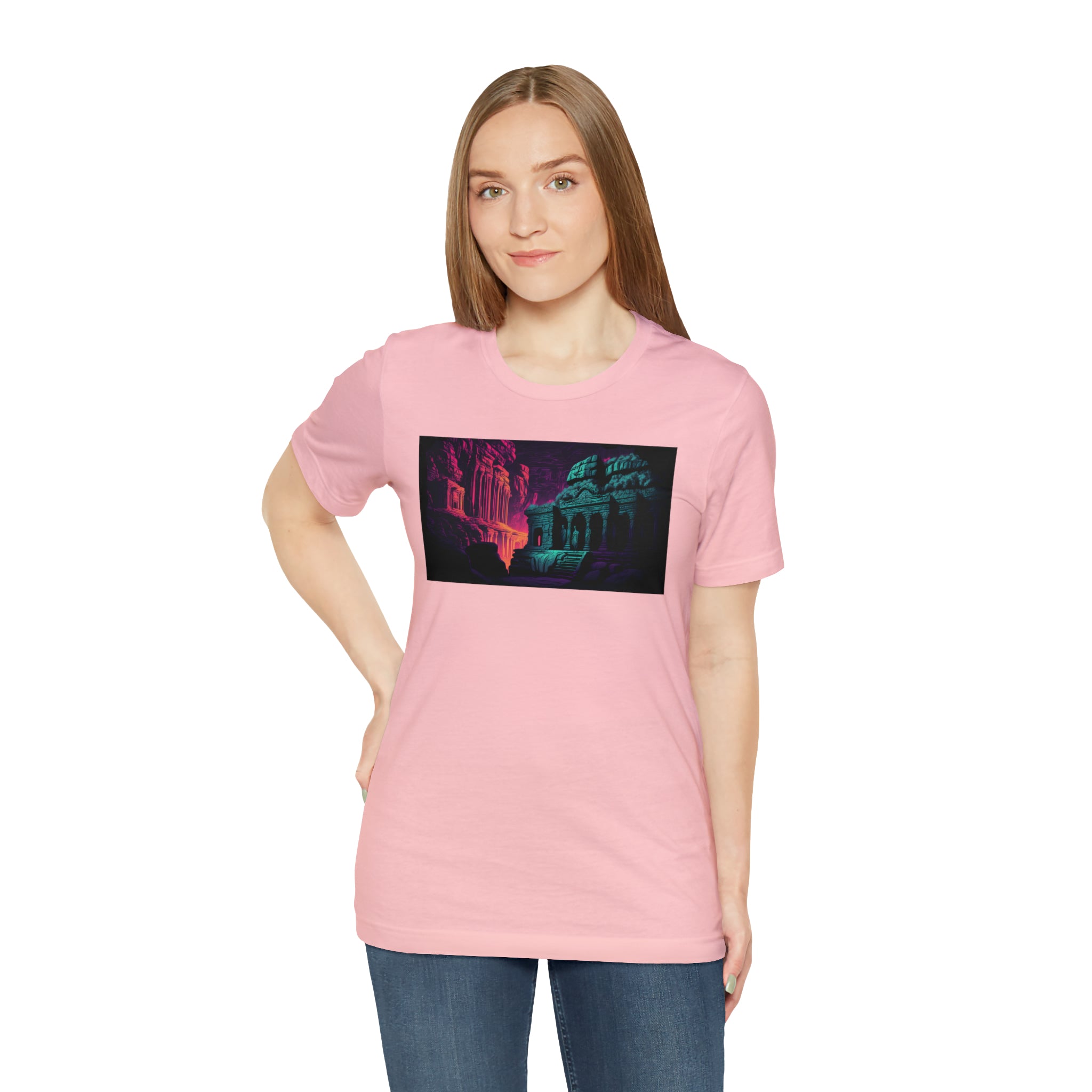 Unisex Jersey Short Sleeve Tee - Ellora Caves, India