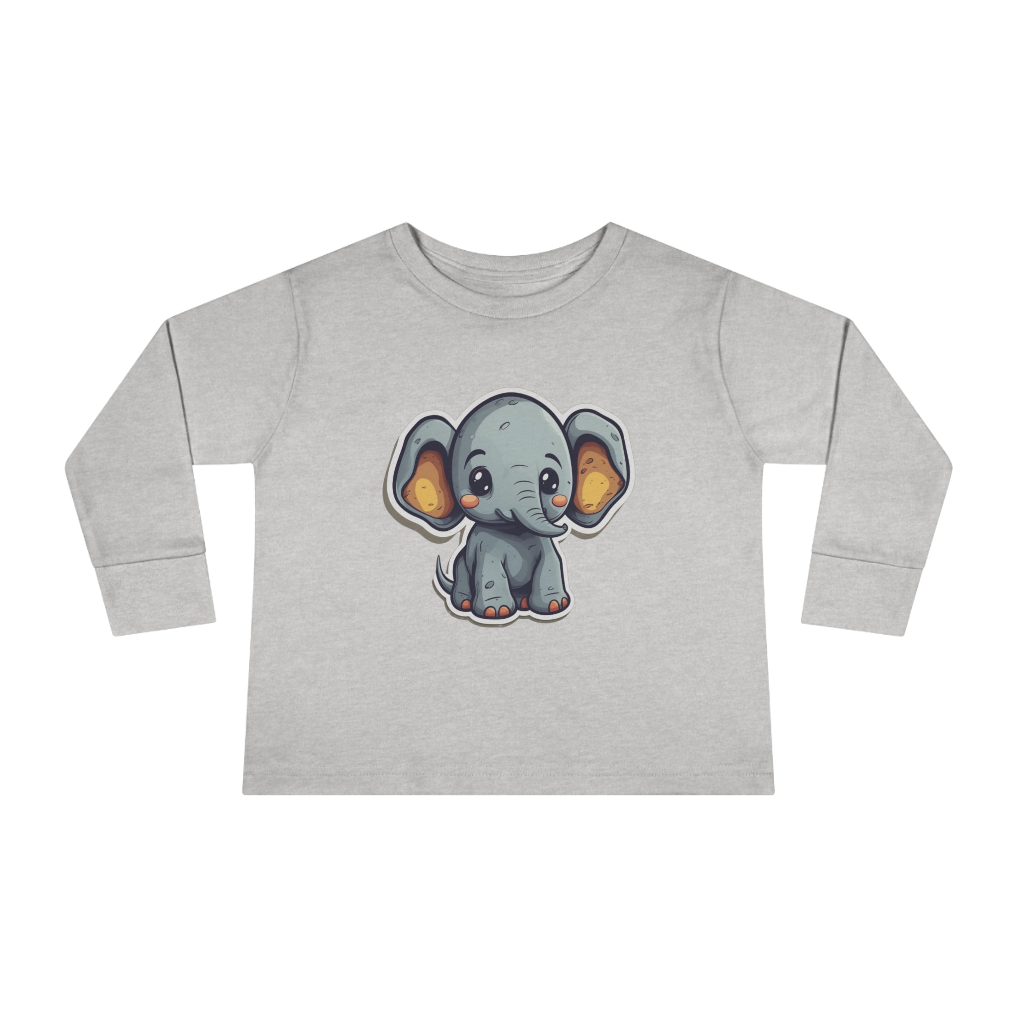 Toddler Long Sleeve Tee - Elephant Calf