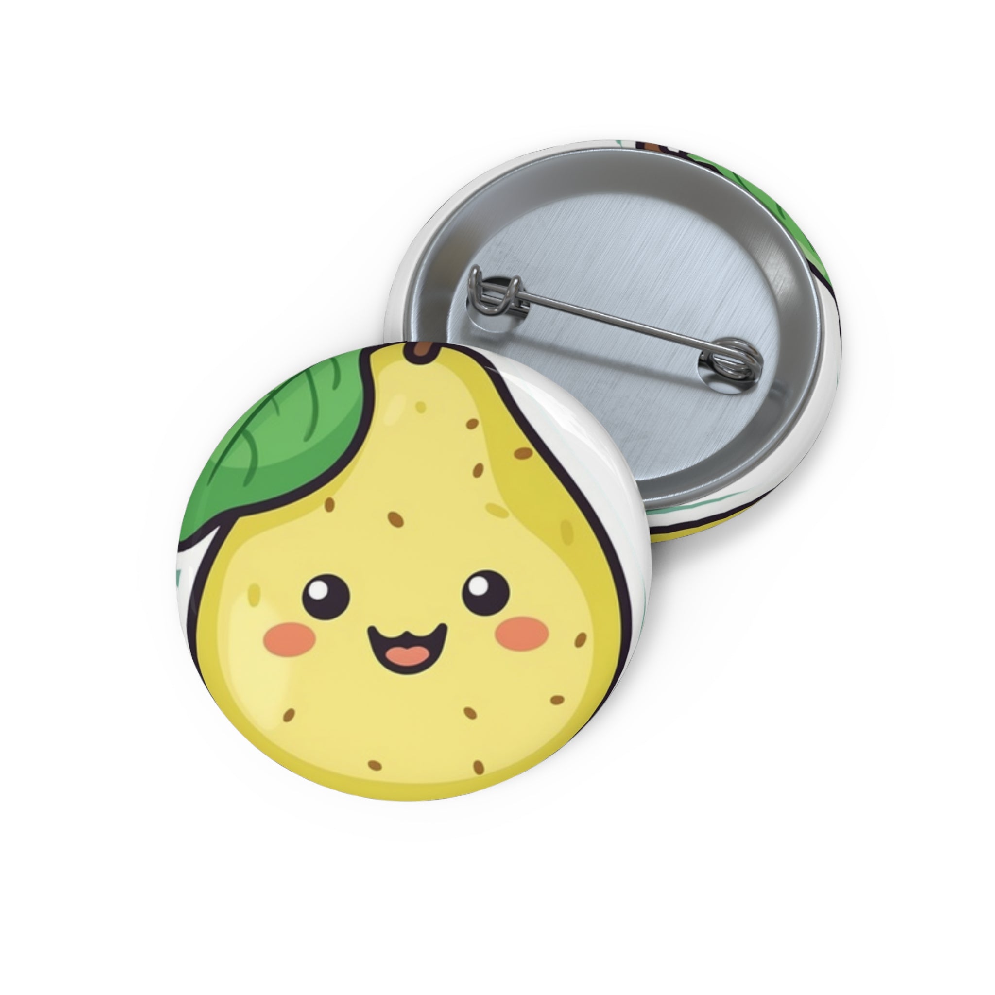 Custom Pin Buttons - Pear