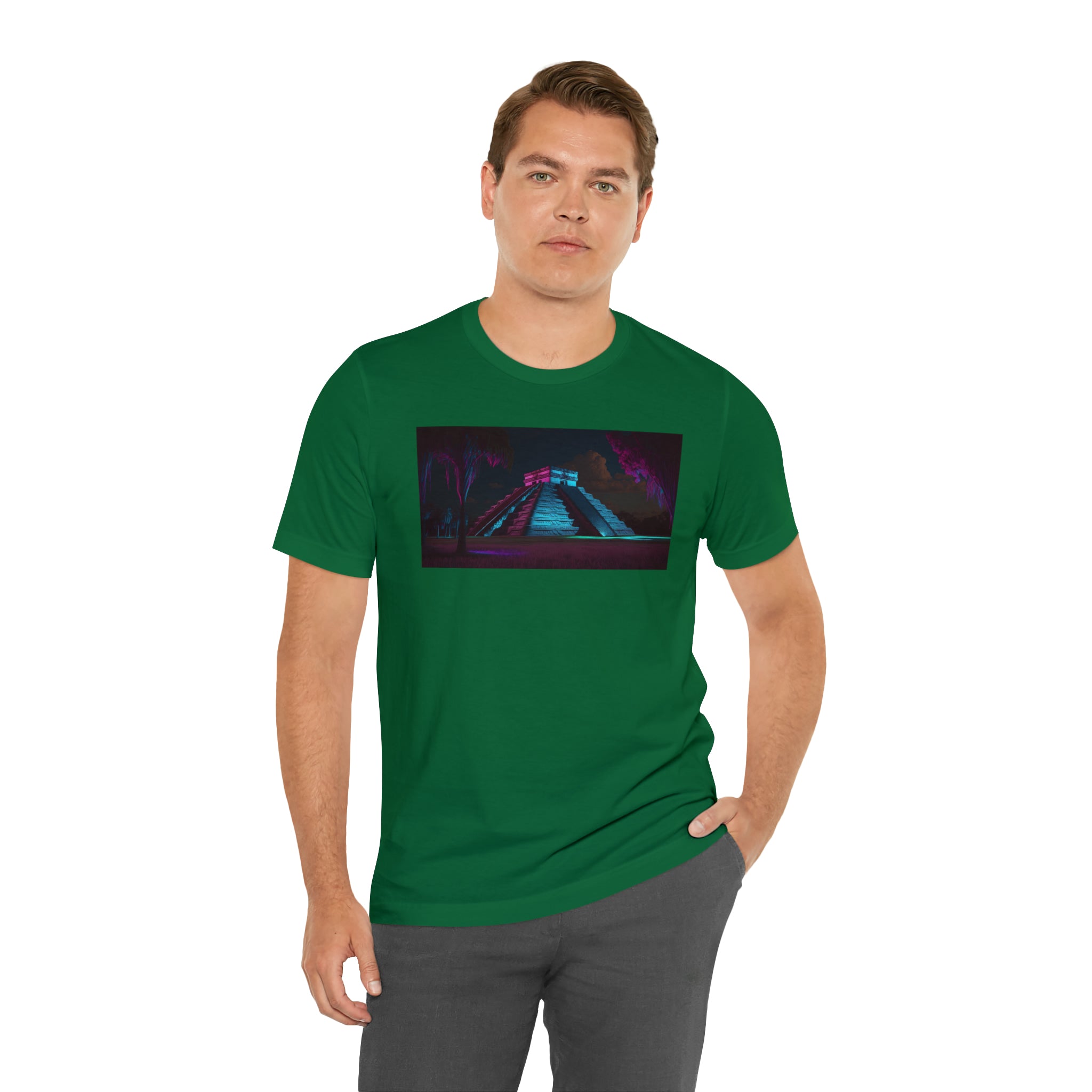 Unisex Jersey Short Sleeve Tee - Chichen Itza, Mexico