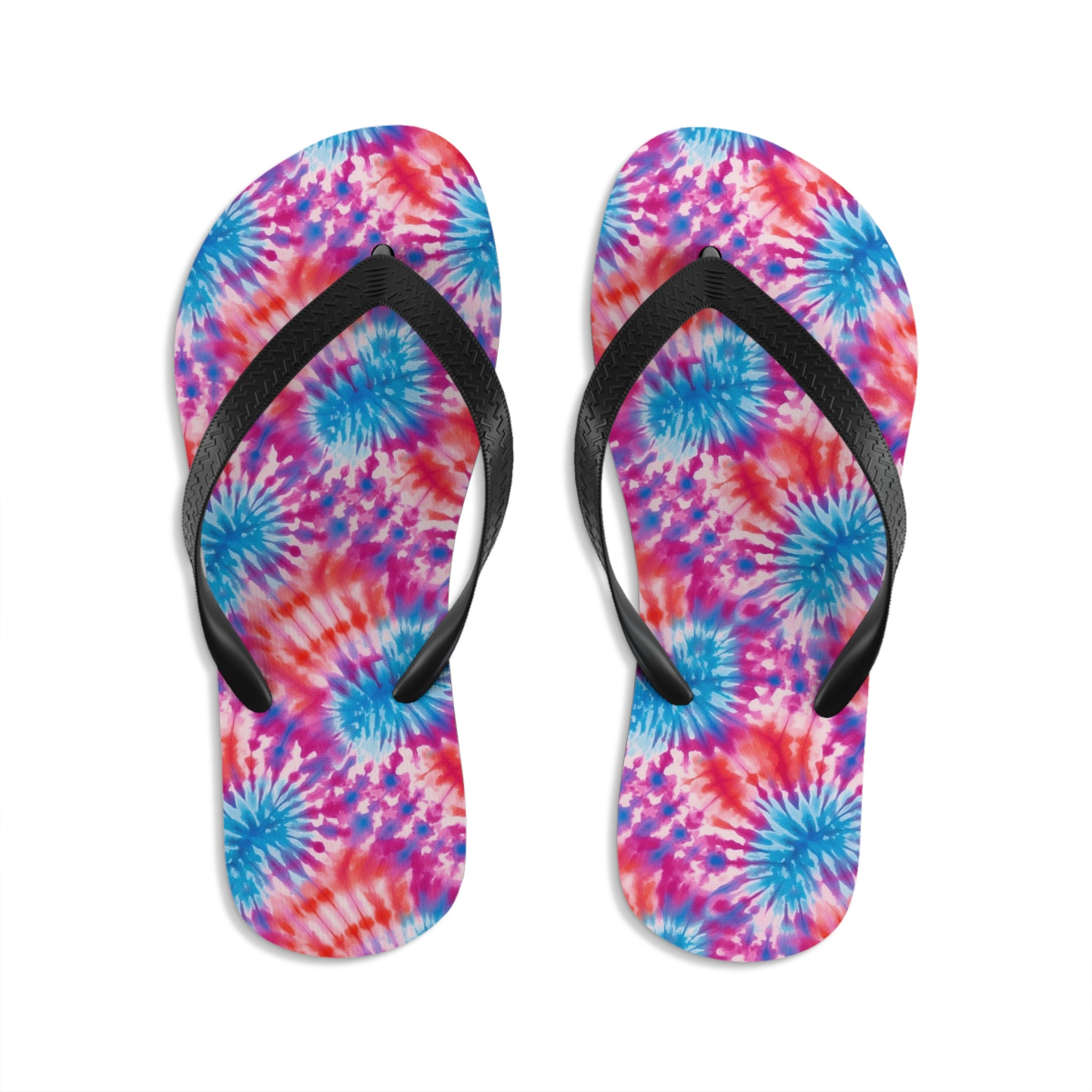 Unisex Flip-Flops (AOP) - Tie Dye Designs 04