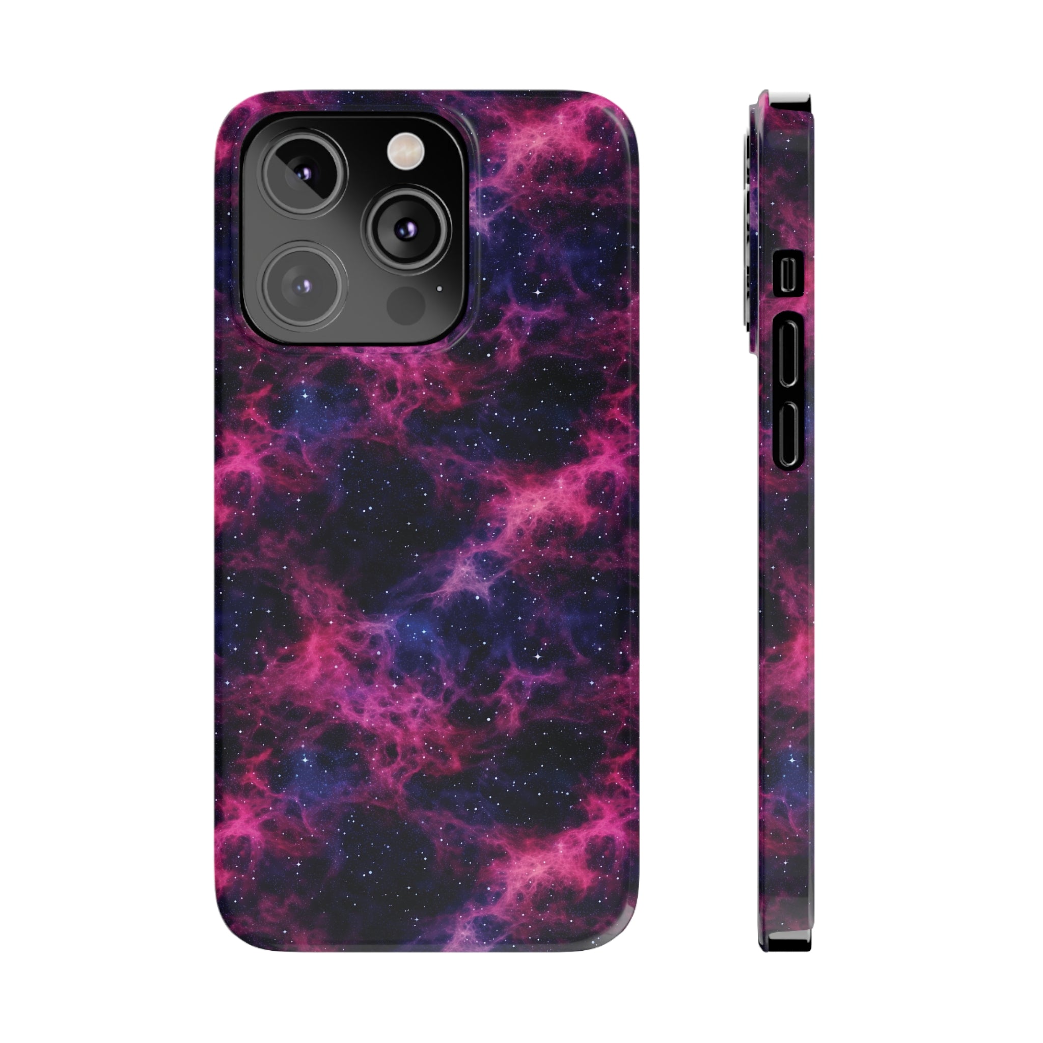 Slim Phone Cases (AOP) - Seamless Fantasy Galaxies 02