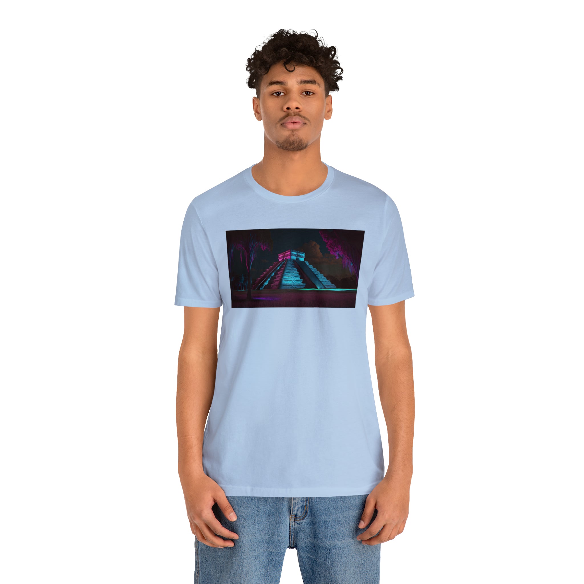 Unisex Jersey Short Sleeve Tee - Chichen Itza, Mexico