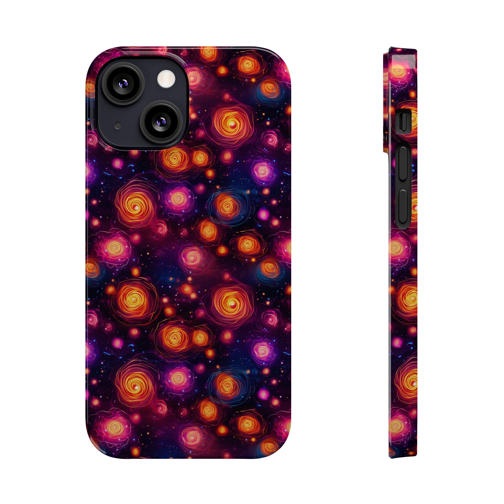 Slim Phone Cases (AOP) - Seamless Fantasy Galaxies 11