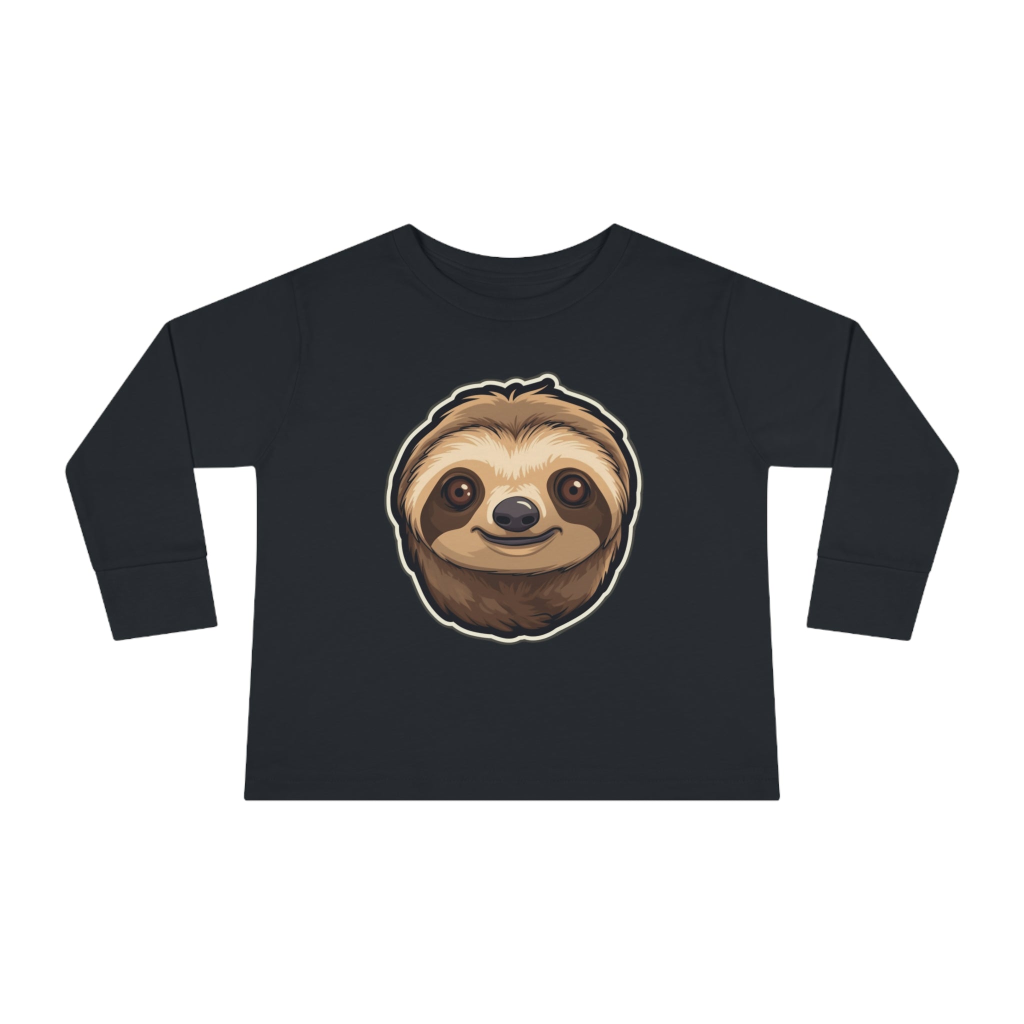 Toddler Long Sleeve Tee - Sloth Pup