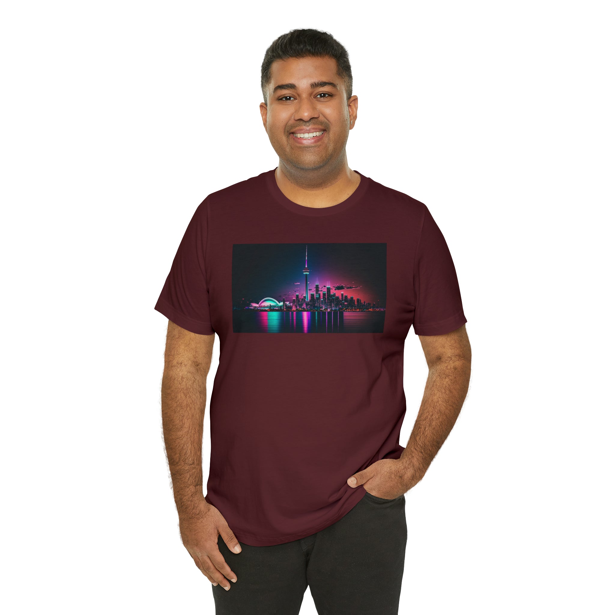 Unisex Jersey Short Sleeve Tee - CN Tower, Canada