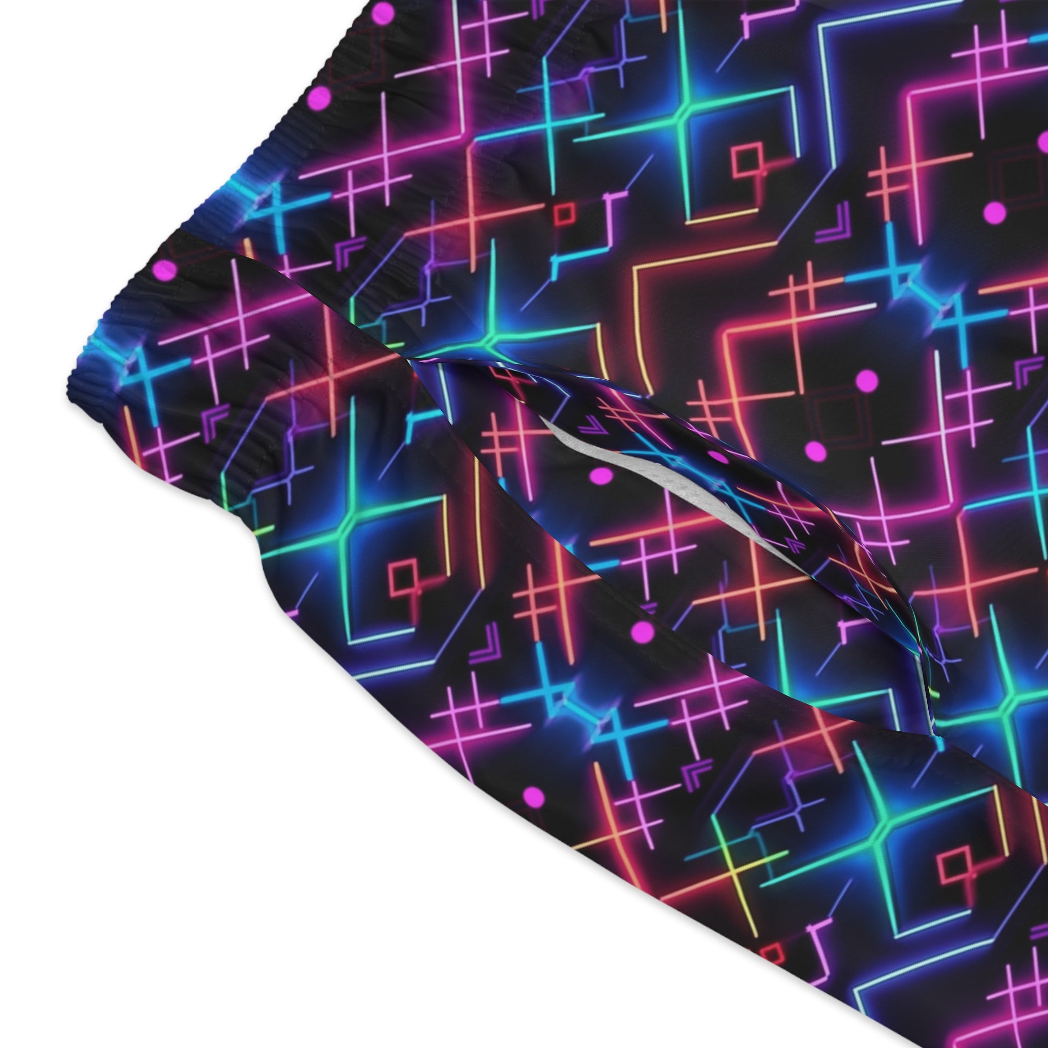 Swim Trunks (AOP) - Seamless Neon Designs 01