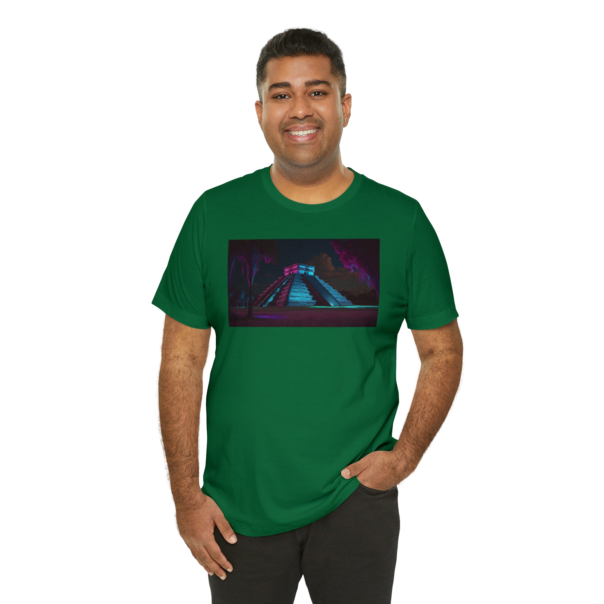 Unisex Jersey Short Sleeve Tee - Chichen Itza, Mexico