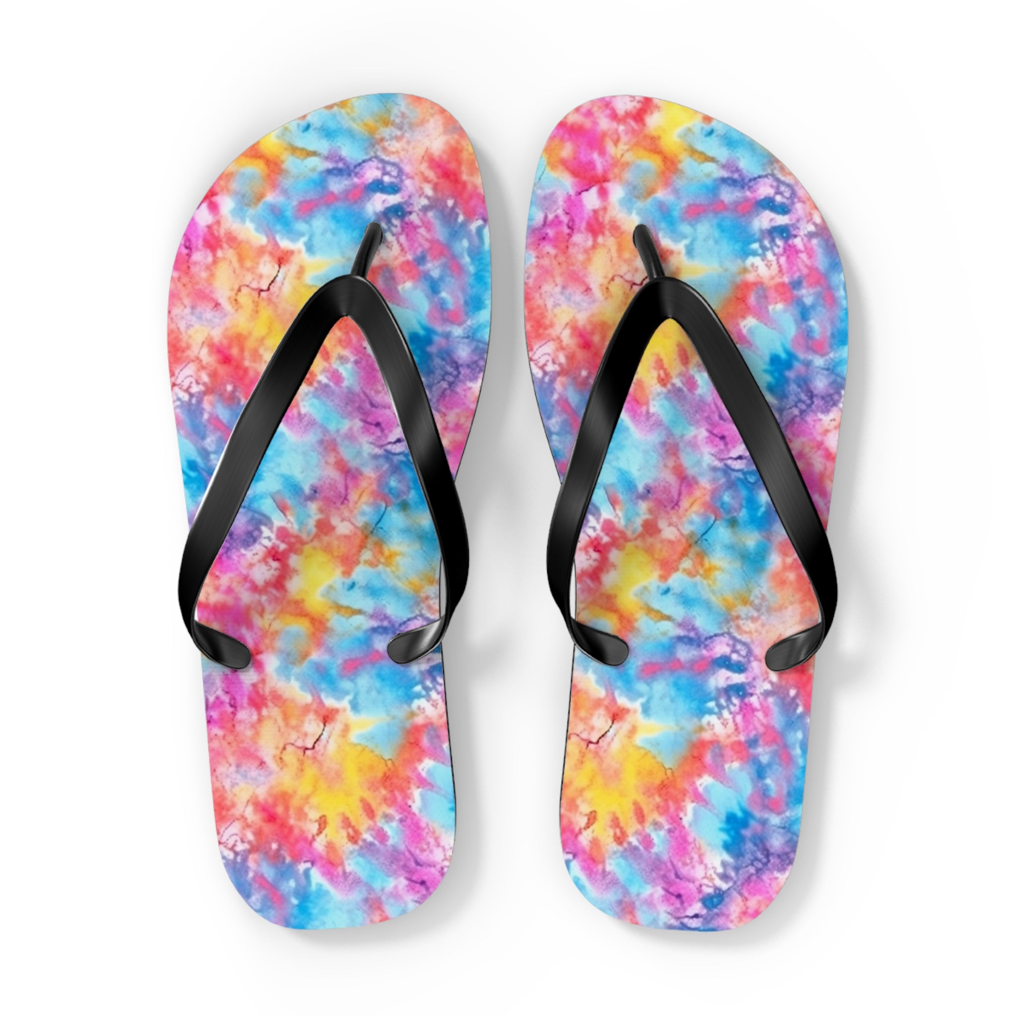 Flip Flops (AOP) - Tie Dye Designs 02