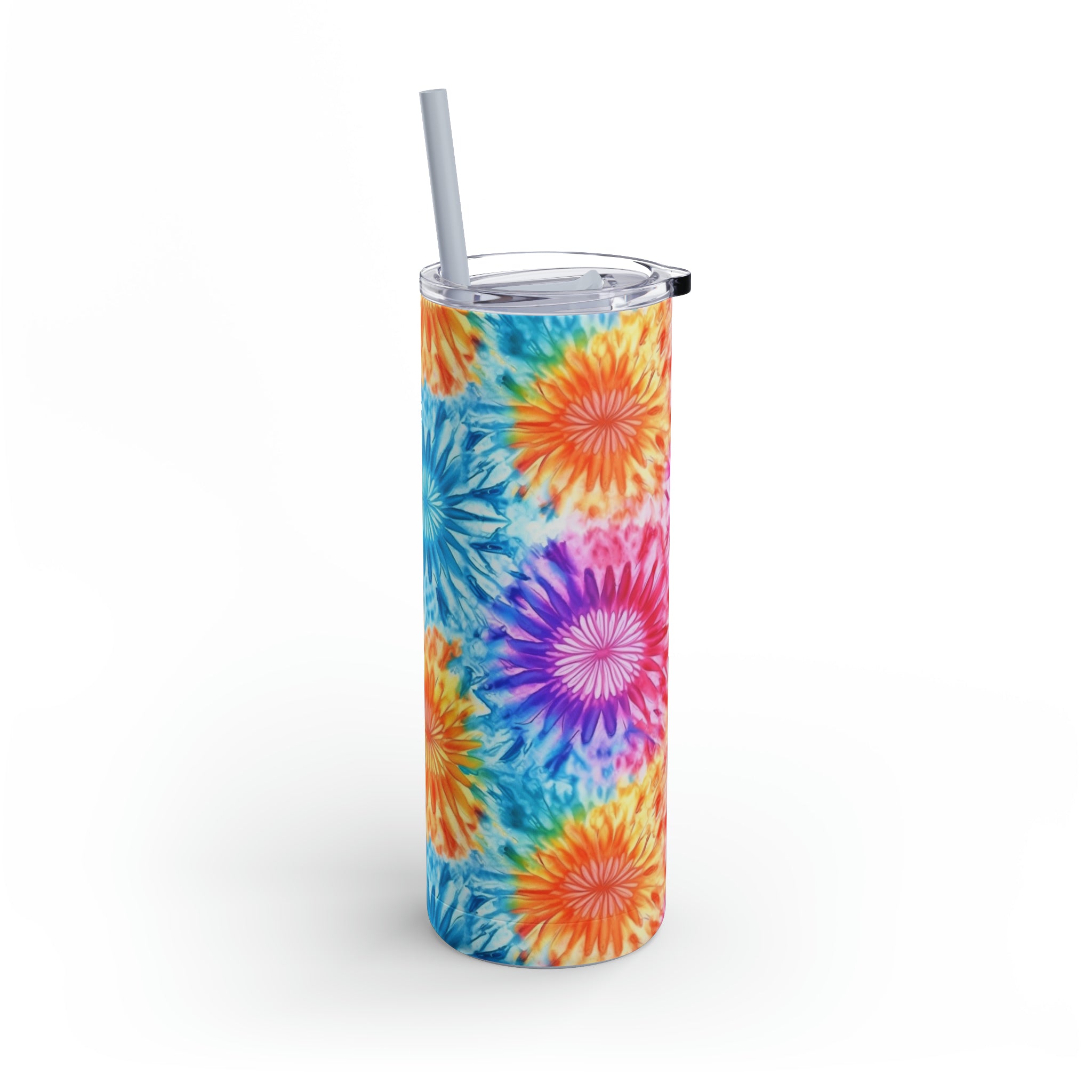 Maars Maker Skinny Matte Tumbler, 20oz - Tie Dye, Abstract Designs 02