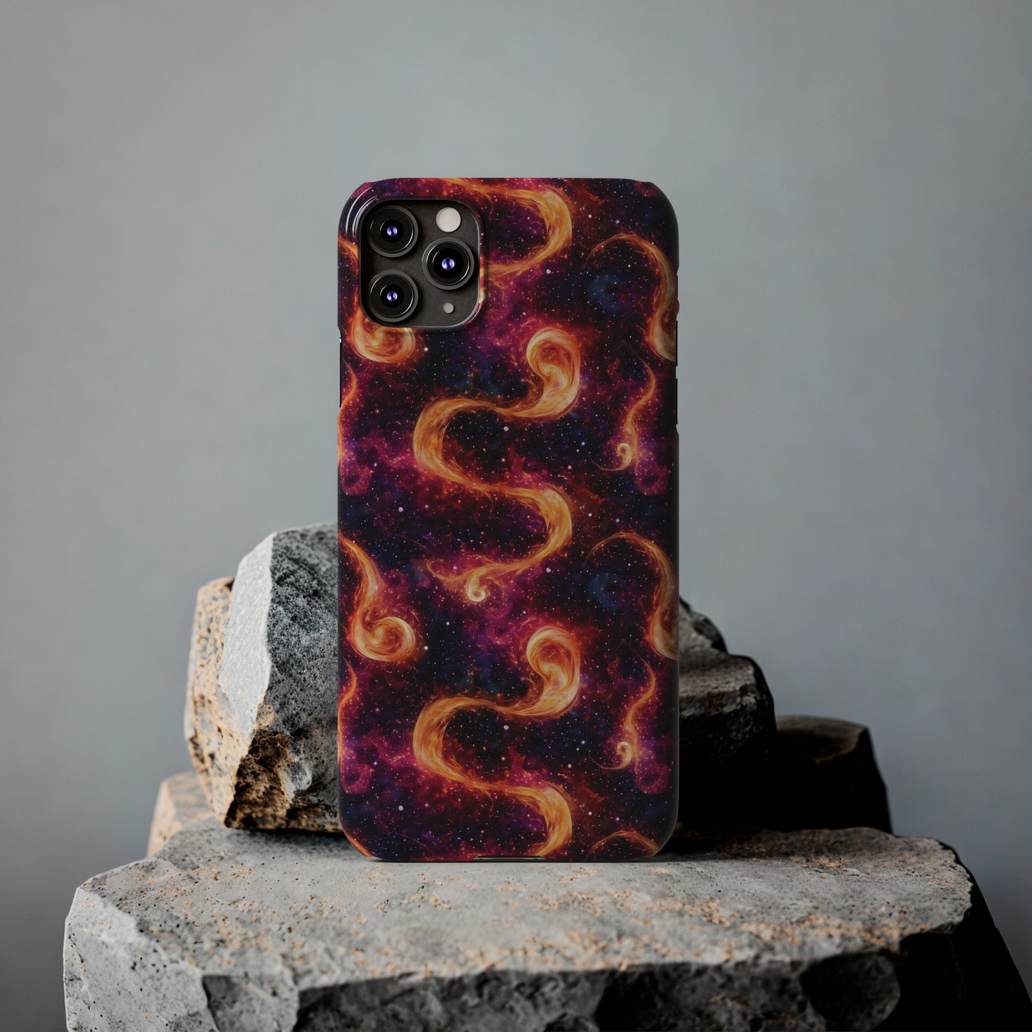 Slim Phone Cases (AOP) - Seamless Fantasy Galaxies 03