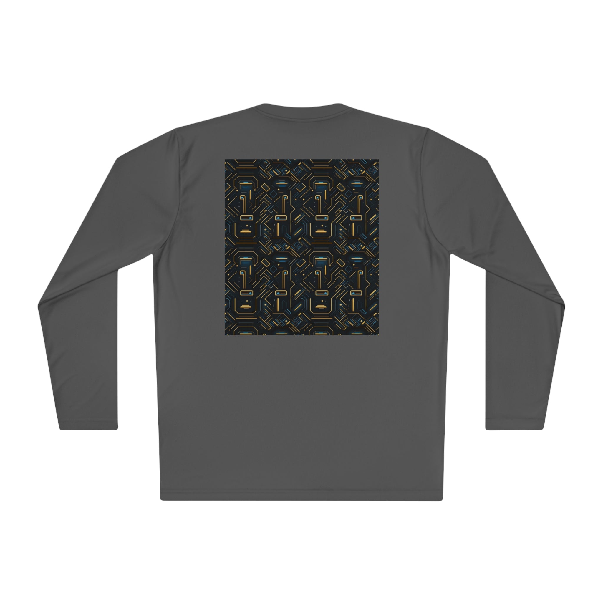 Unisex Lightweight Long Sleeve Tee (AOP) - Abstract Designs 07