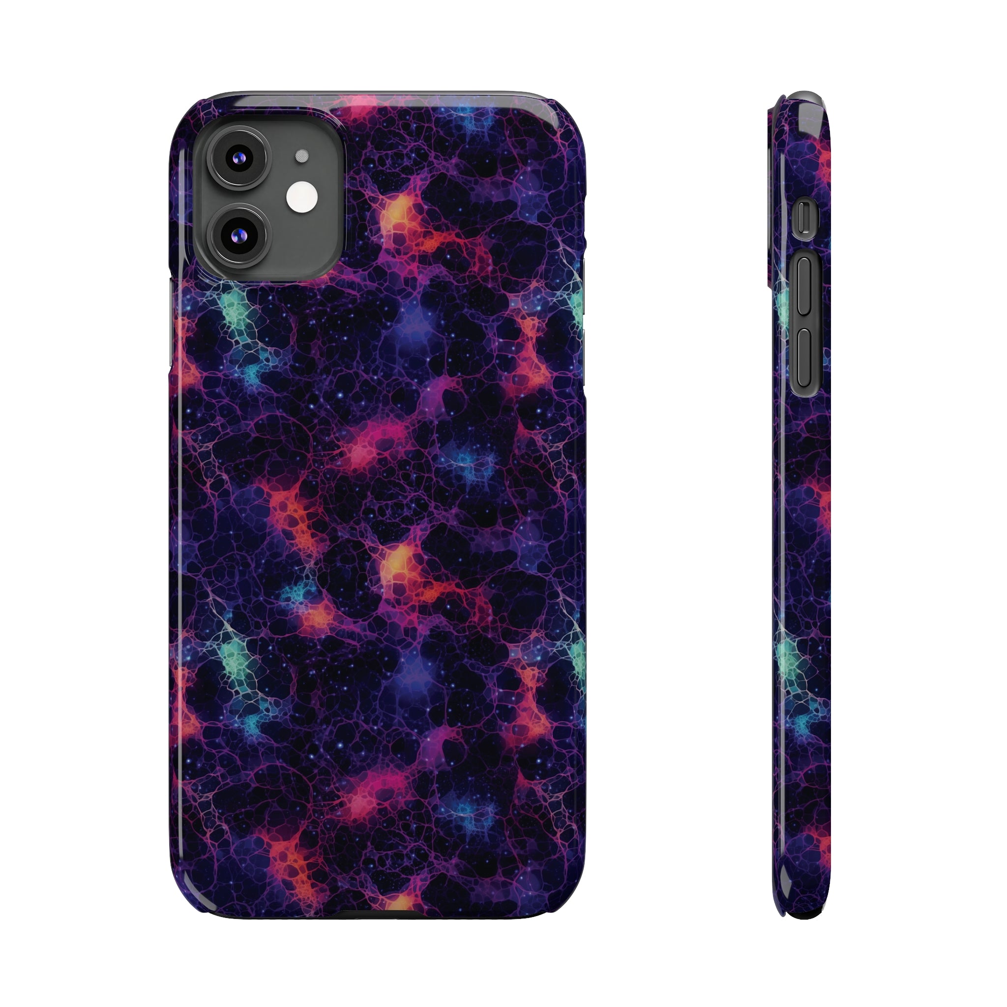 Slim Phone Cases (AOP) - Seamless Fantasy Galaxies 08