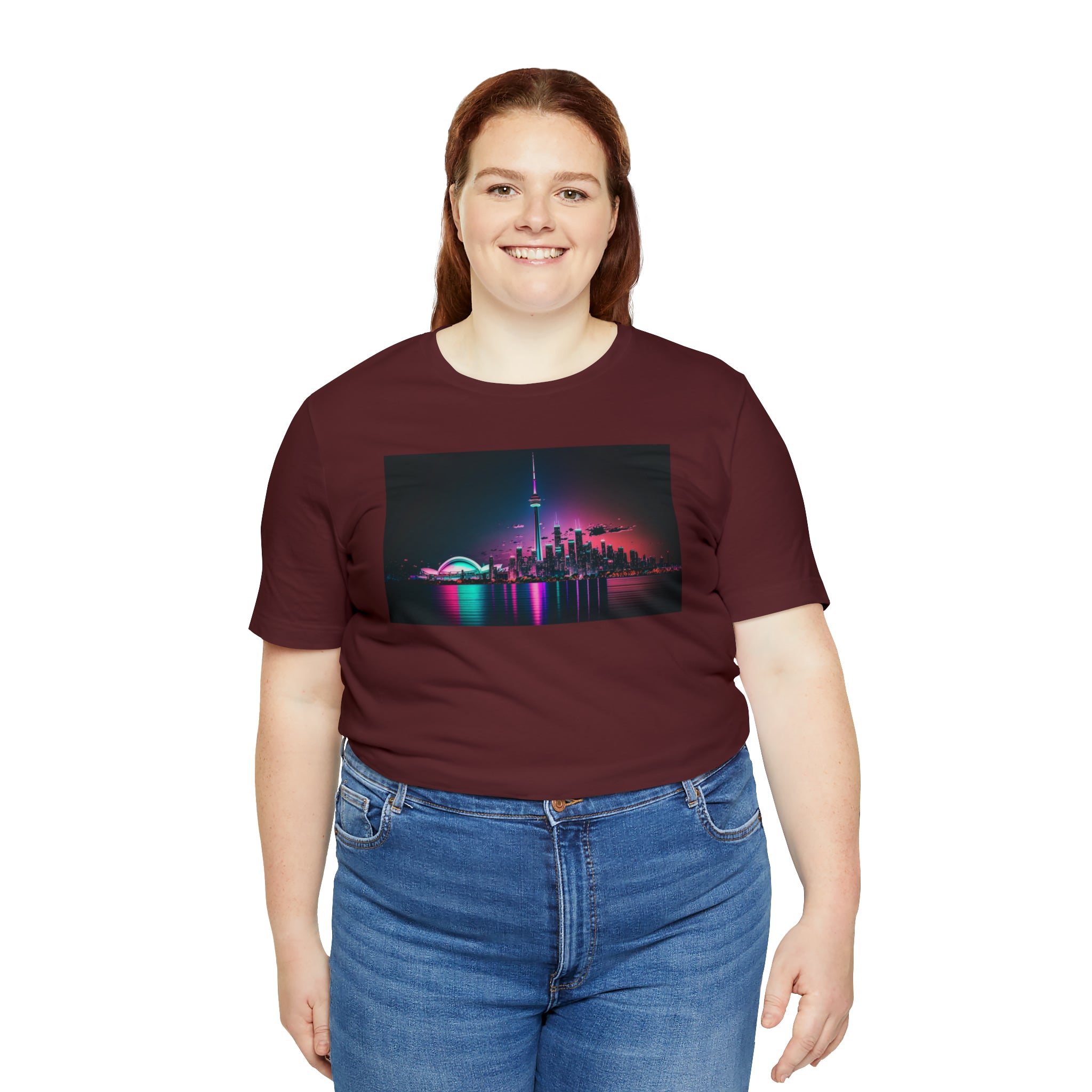 Unisex Jersey Short Sleeve Tee - CN Tower, Canada