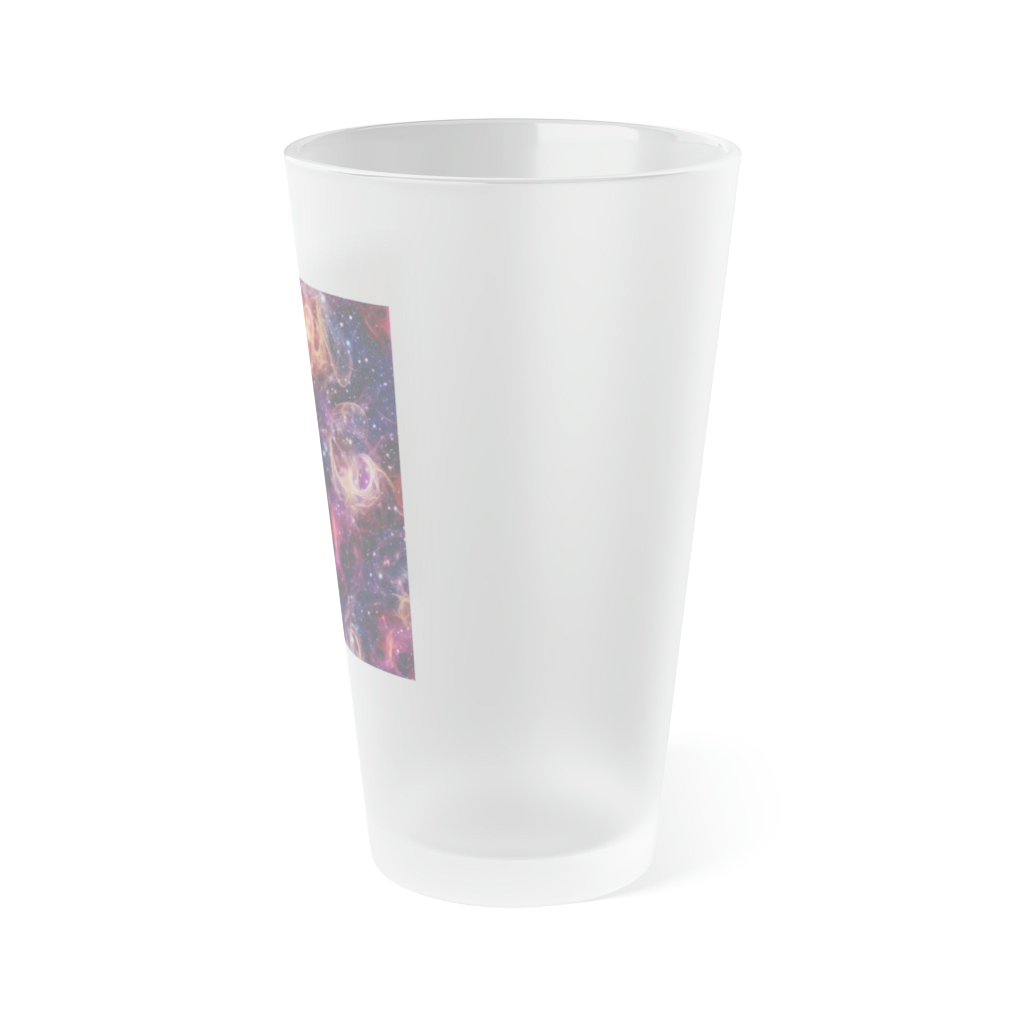 Frosted Pint Glass, 16oz - Vibrant Designs 04