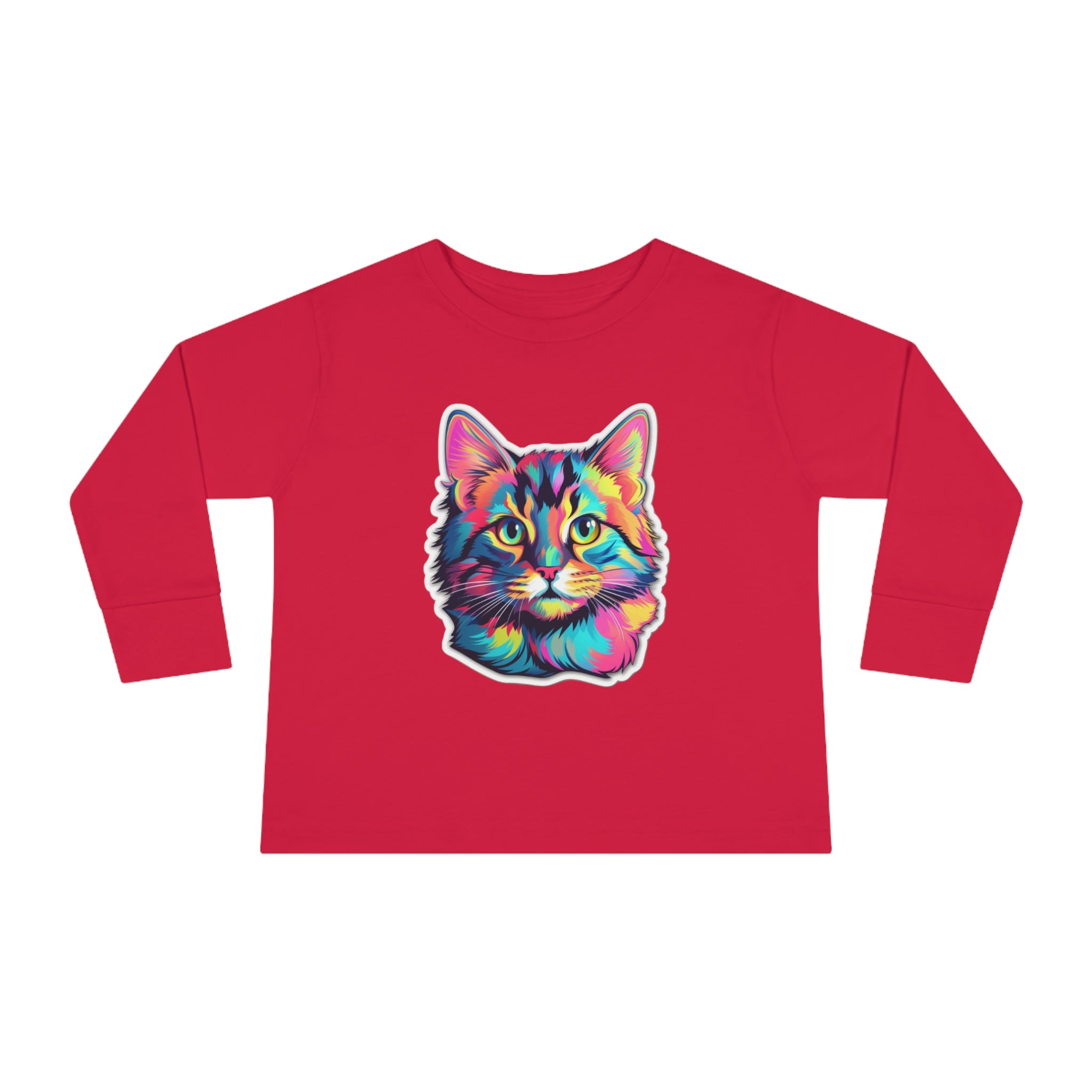 Toddler Long Sleeve Tee - Kittens 08