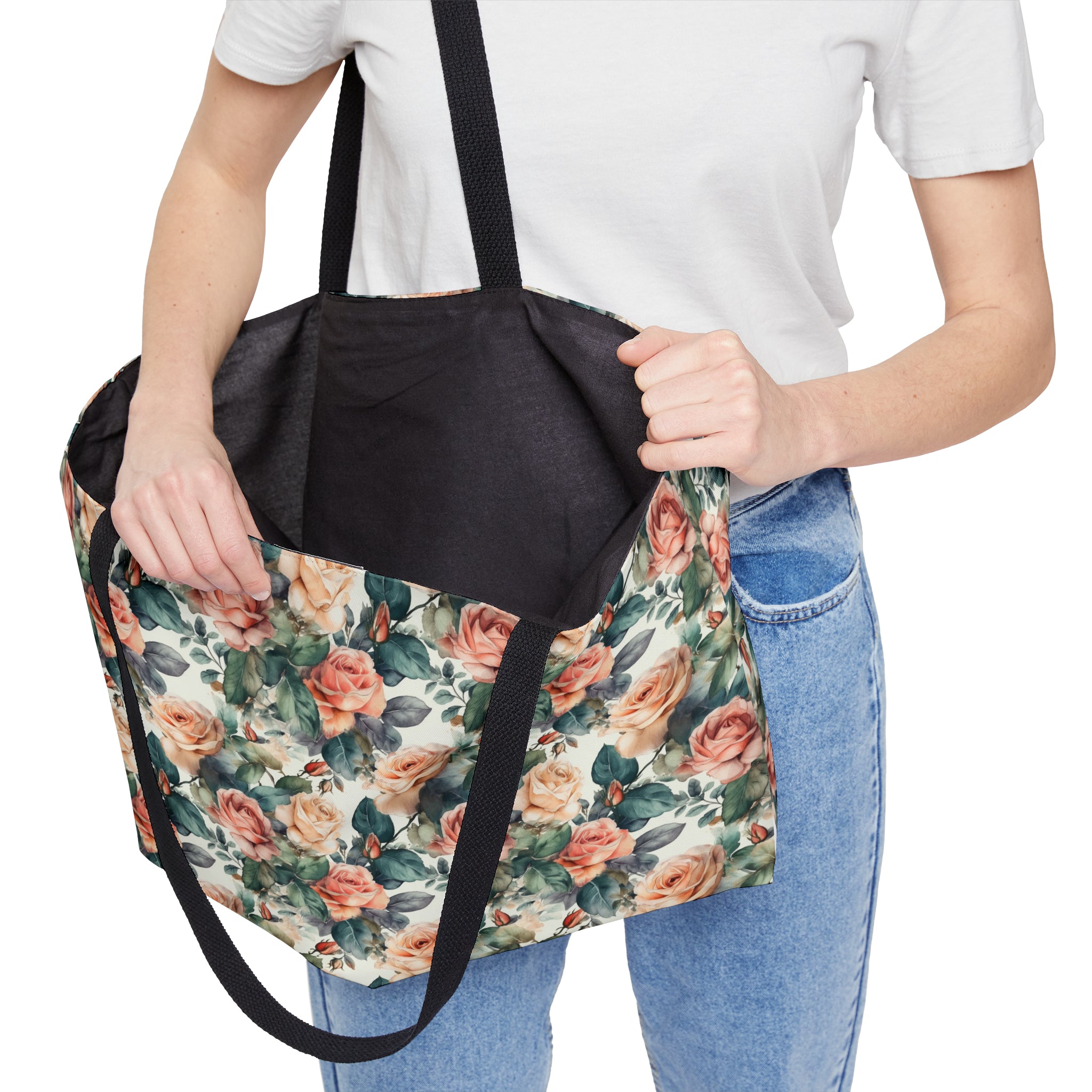 Weekender Tote Bag (AOP) - Seamless Floral Designs 10