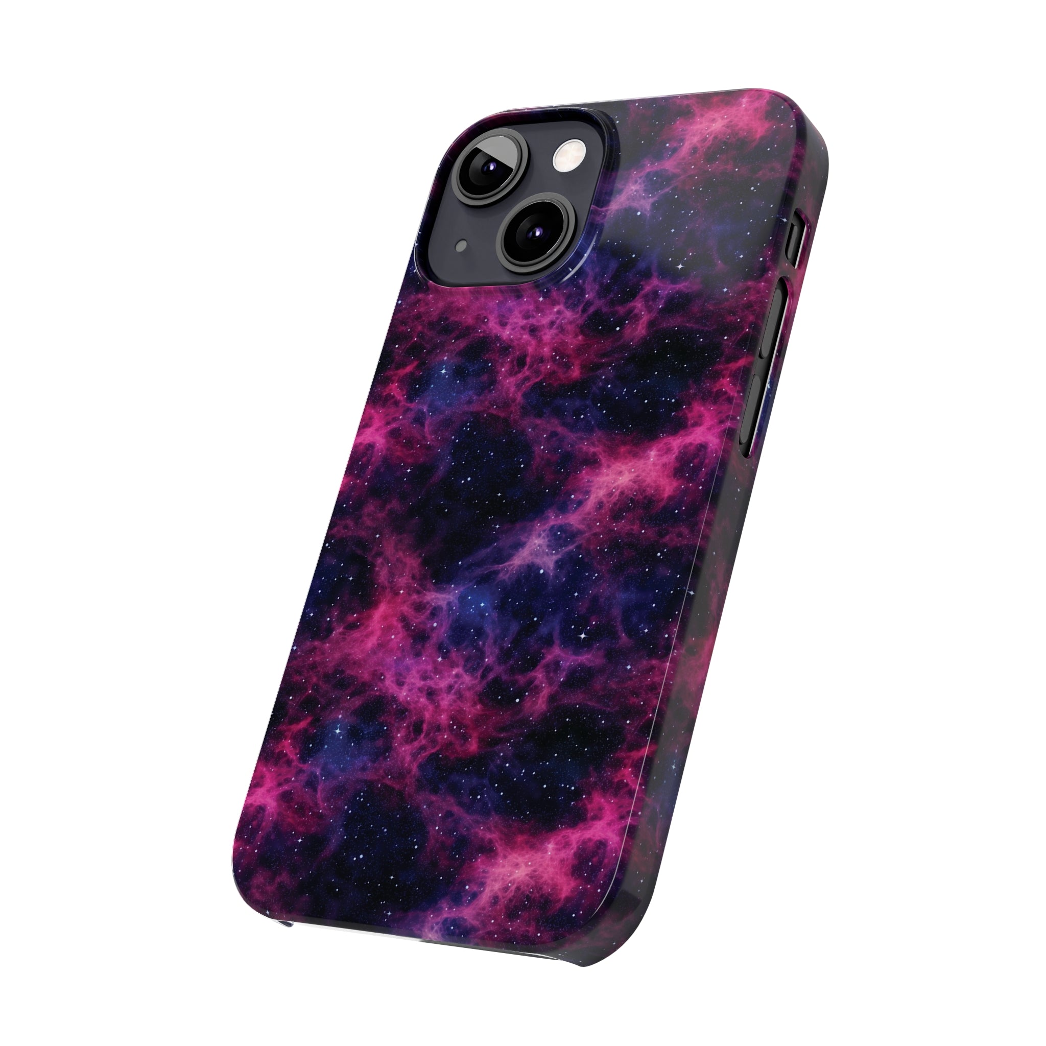 Slim Phone Cases (AOP) - Seamless Fantasy Galaxies 02