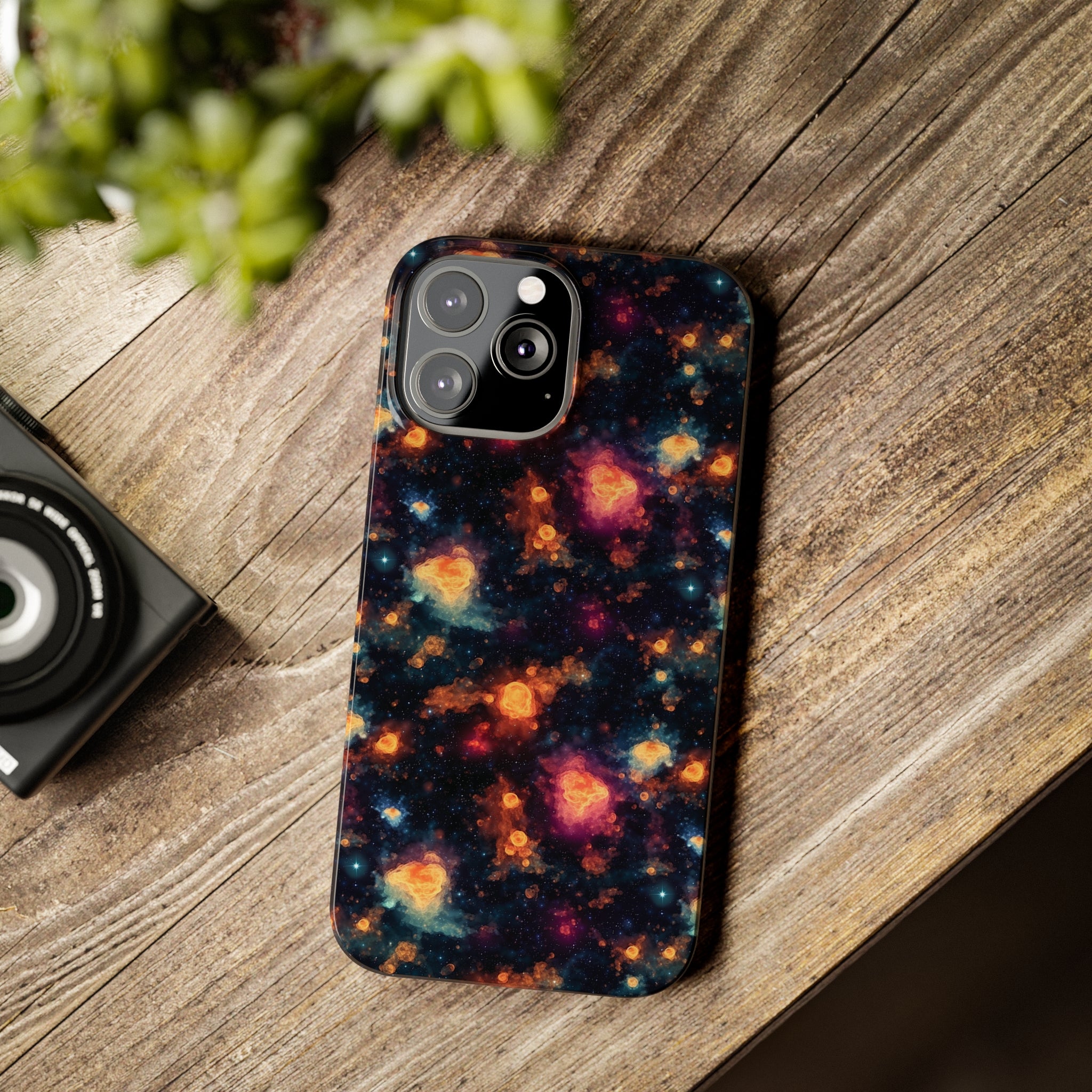 Slim Phone Cases (AOP) - Seamless Fantasy Galaxies 07