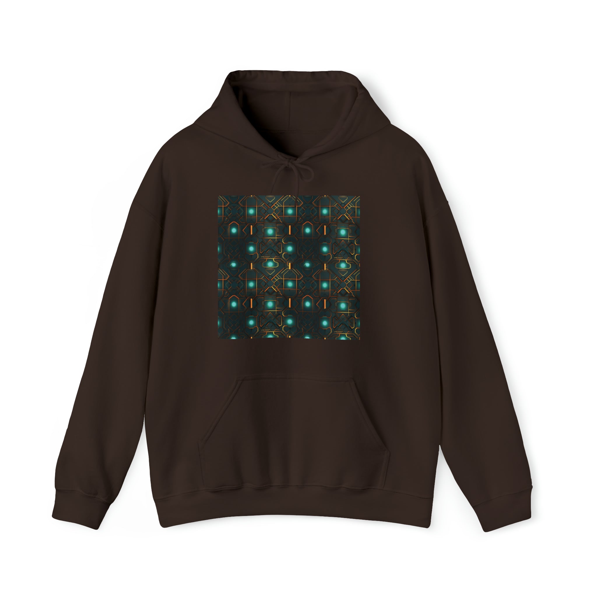 Unisex Heavy Blend™ Hooded Sweatshirt - Abstract Neon Designs 09