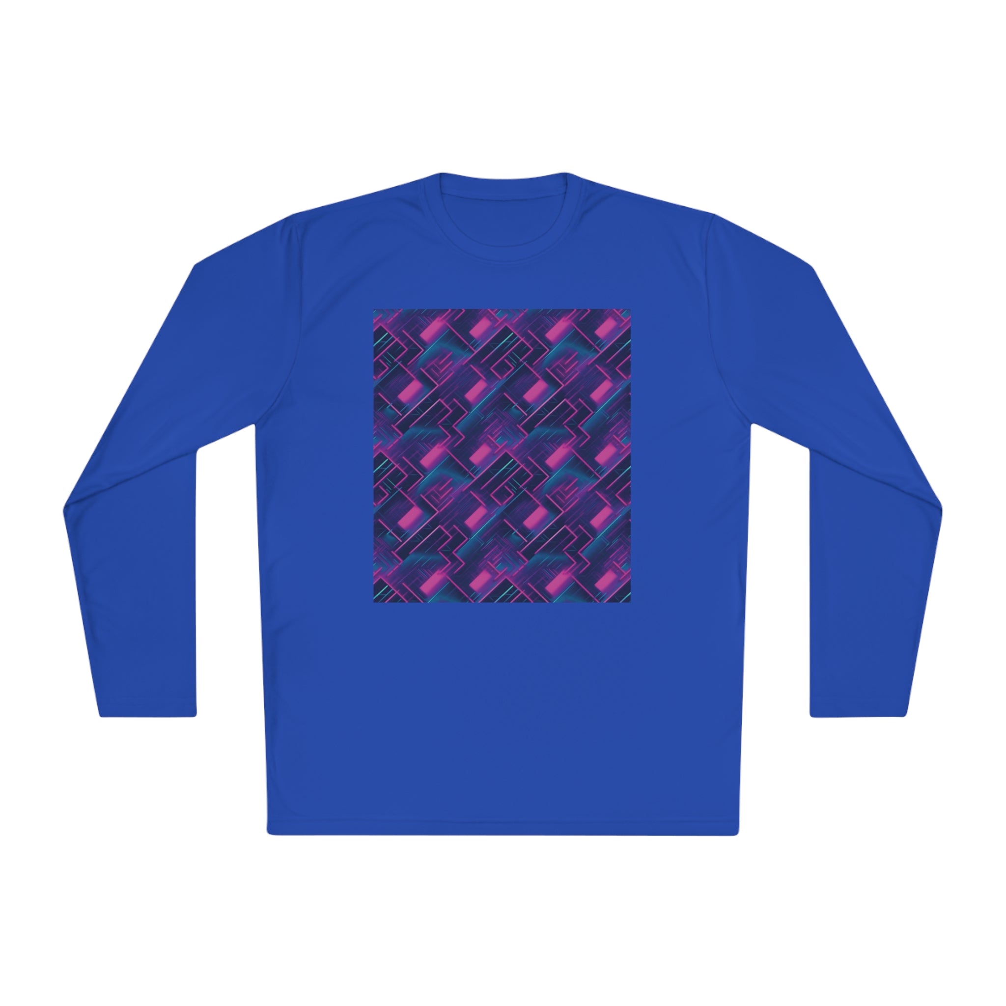 Unisex Lightweight Long Sleeve Tee (AOP) - Abstract Designs 04