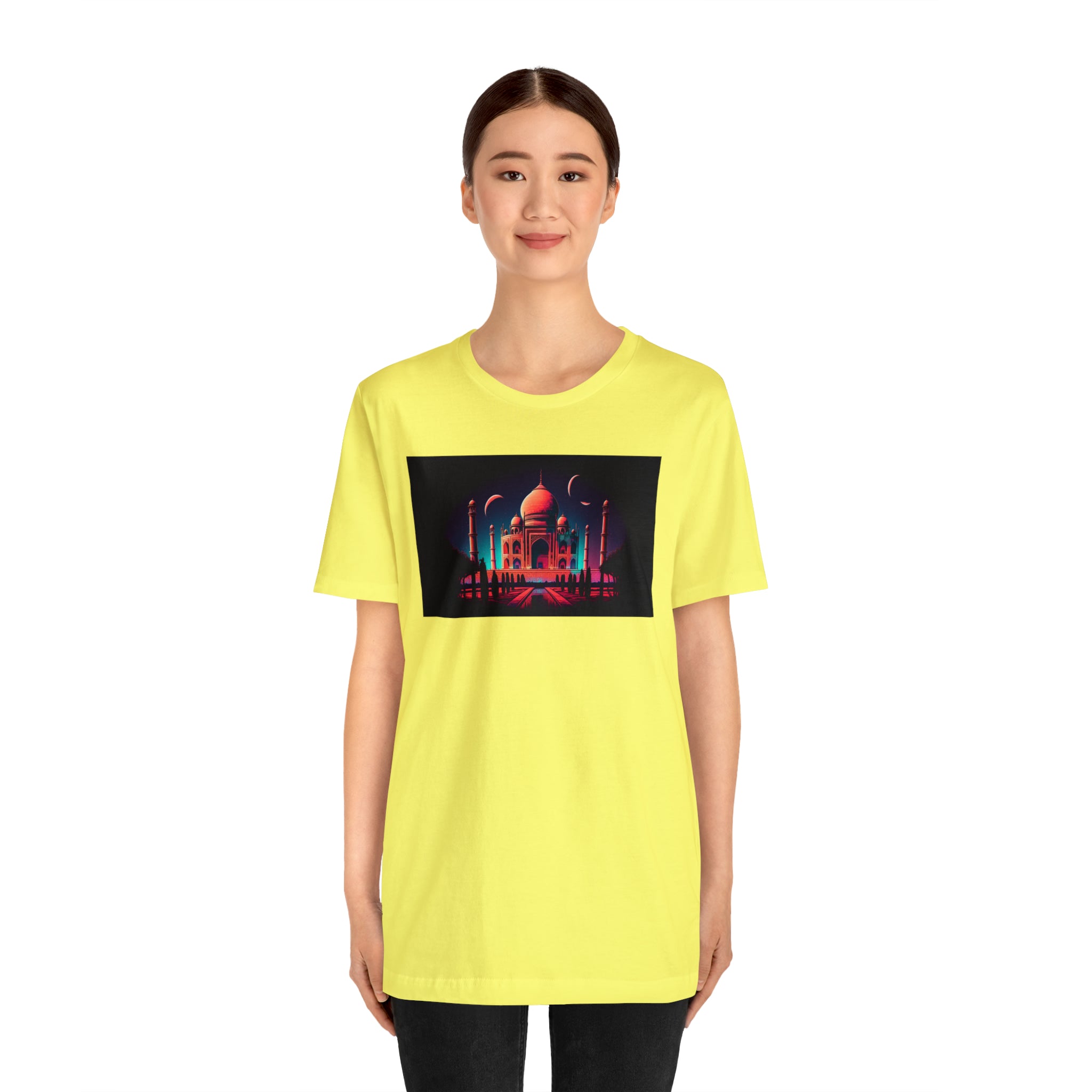 Unisex Jersey Short Sleeve Tee - Taj Mahal, Agra, India