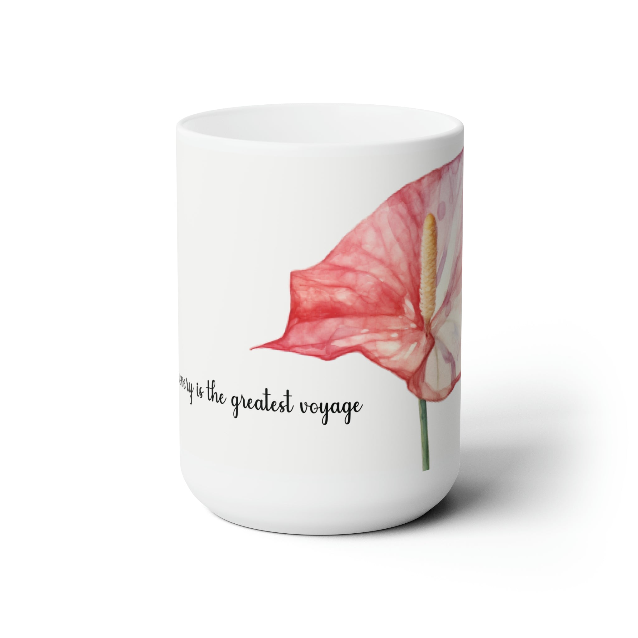 Ceramic Mug 15oz - Anthurium