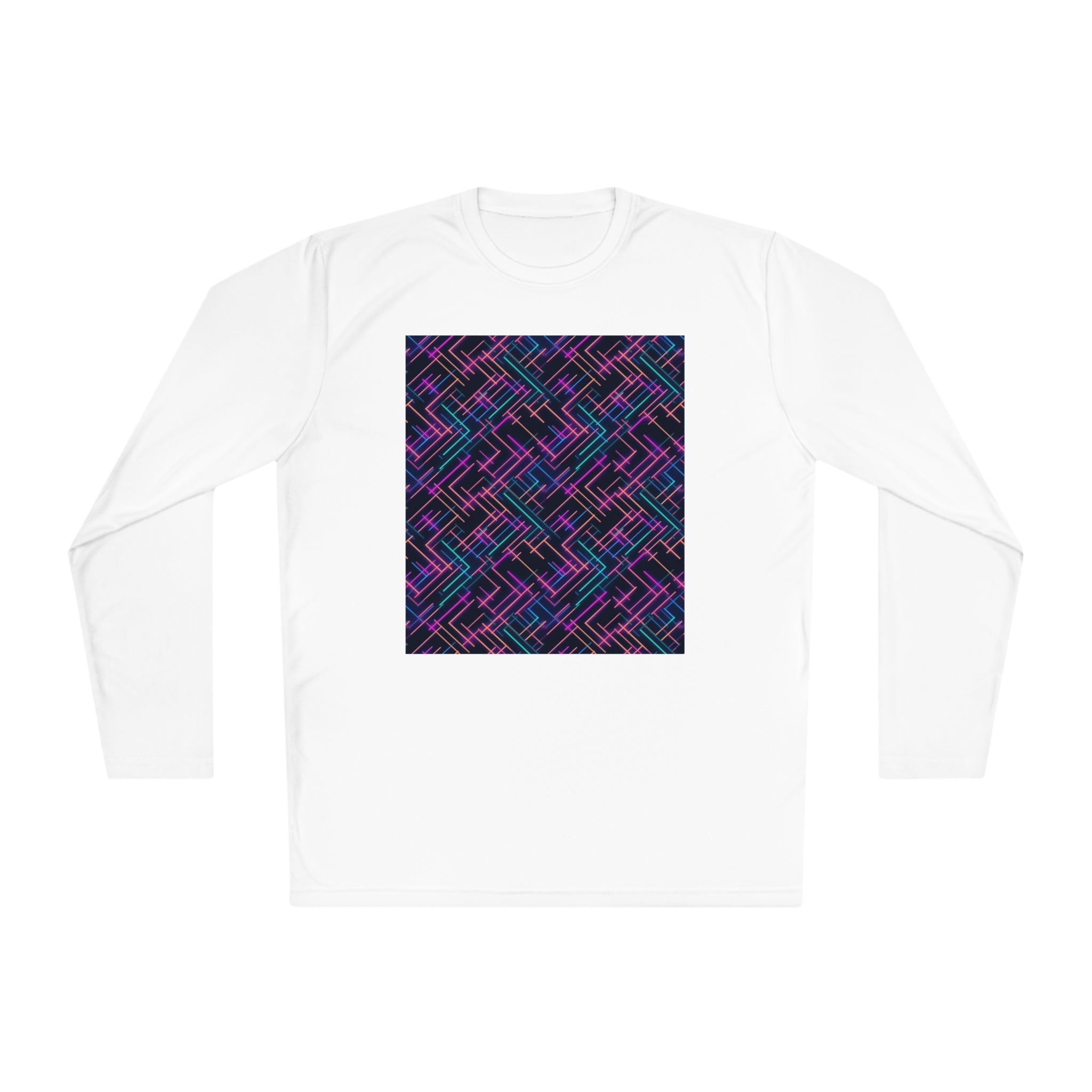 Unisex Lightweight Long Sleeve Tee (AOP) - Abstract Designs 05