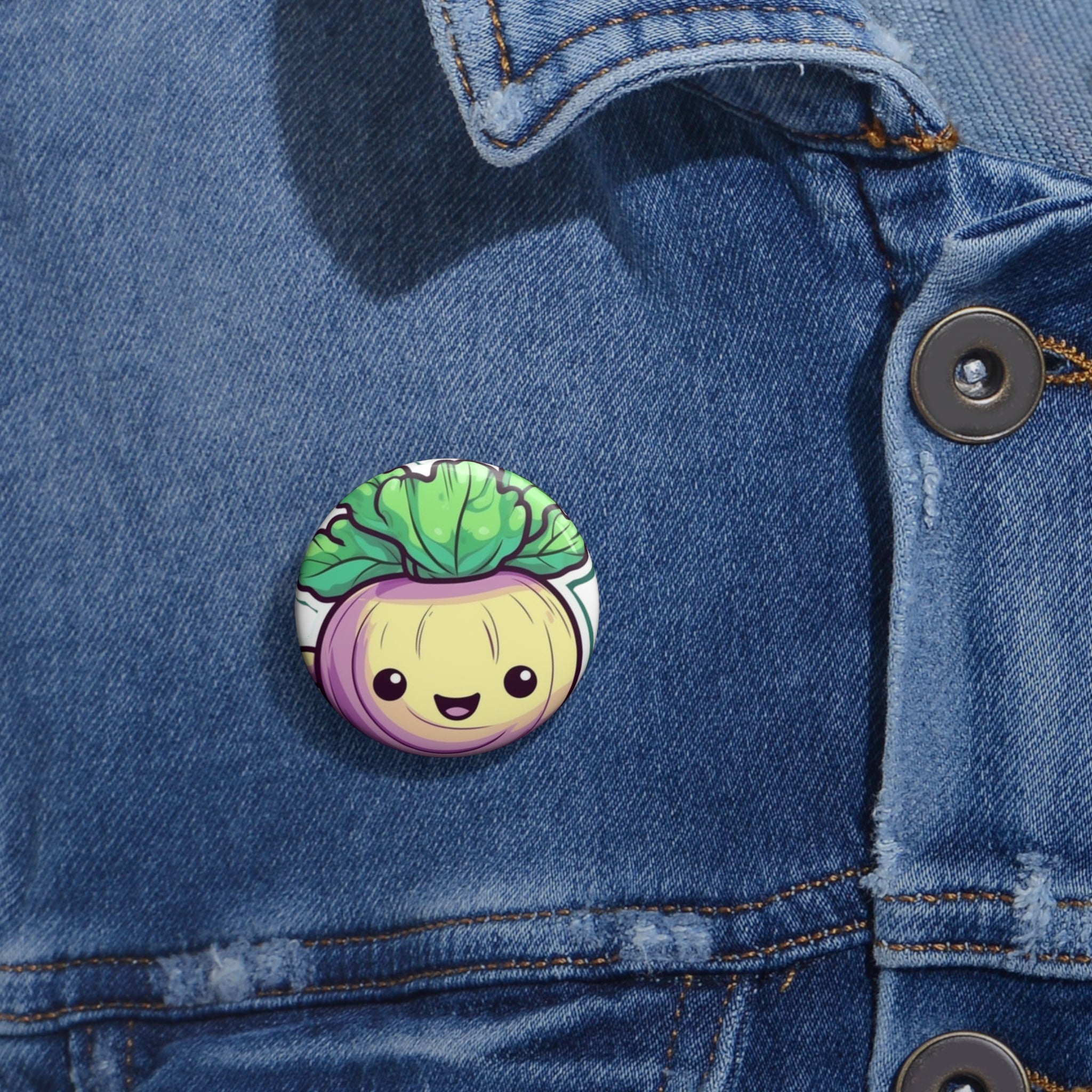 Custom Pin Buttons - Turnip Root