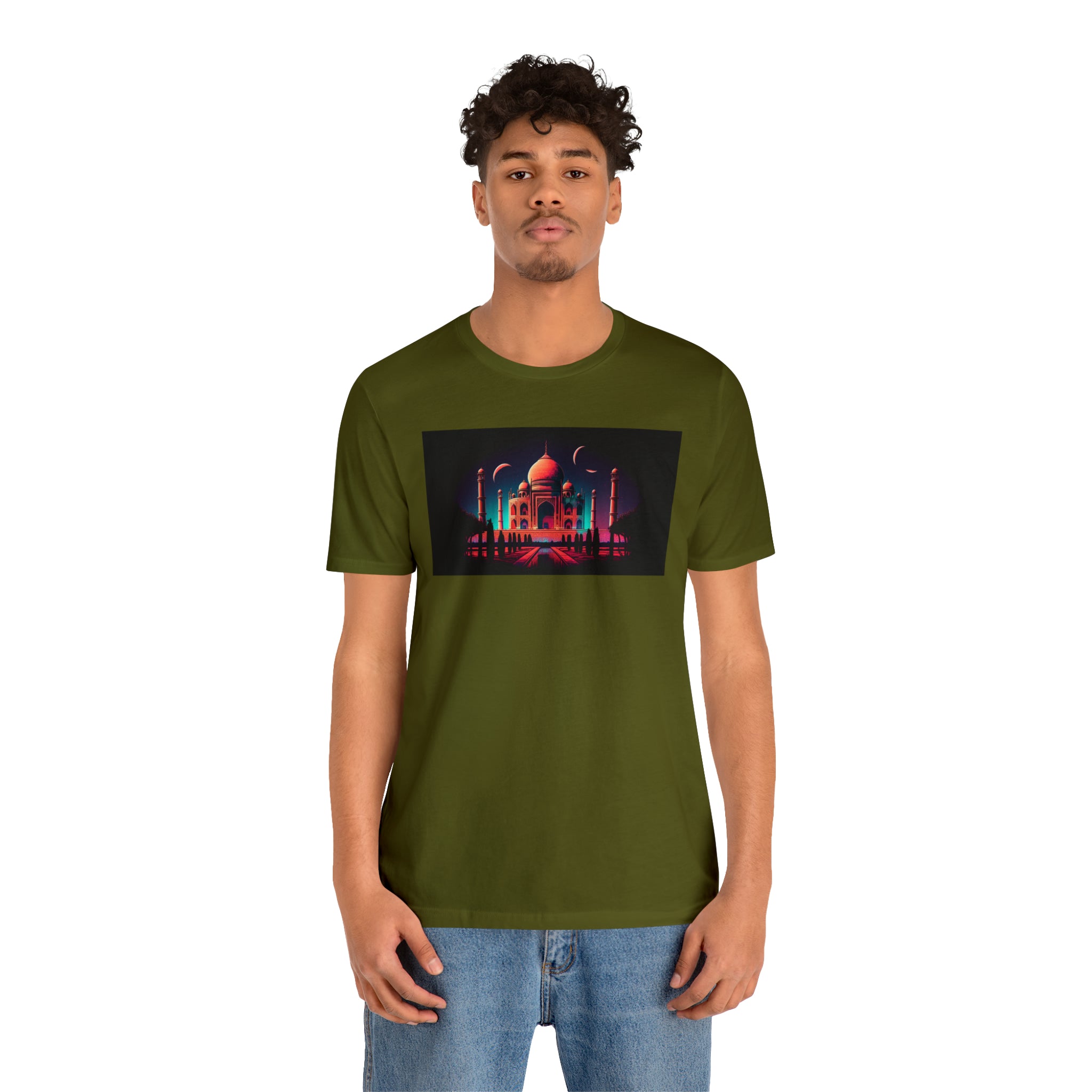 Unisex Jersey Short Sleeve Tee - Taj Mahal, Agra, India