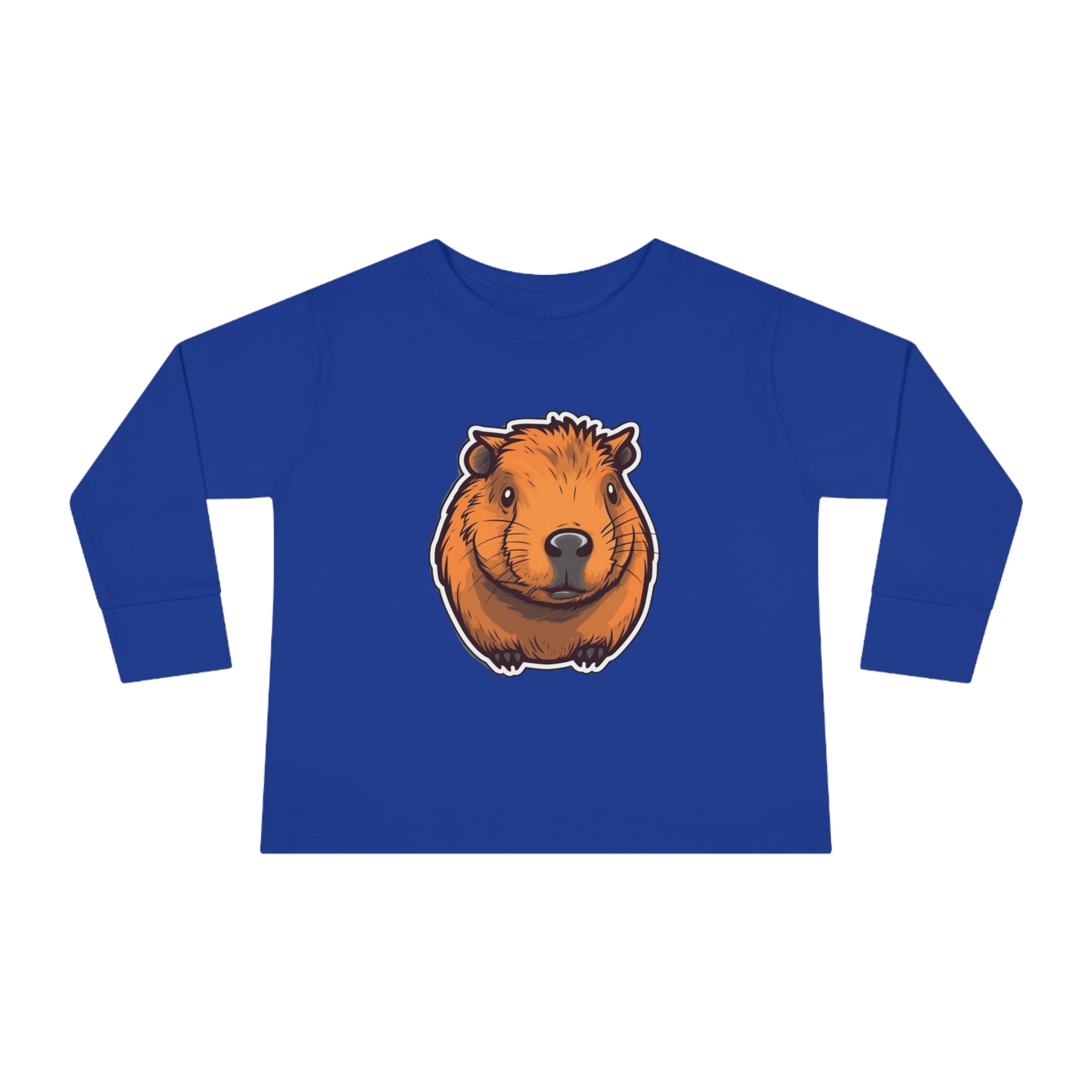 Toddler Long Sleeve Tee - Capybara Pup