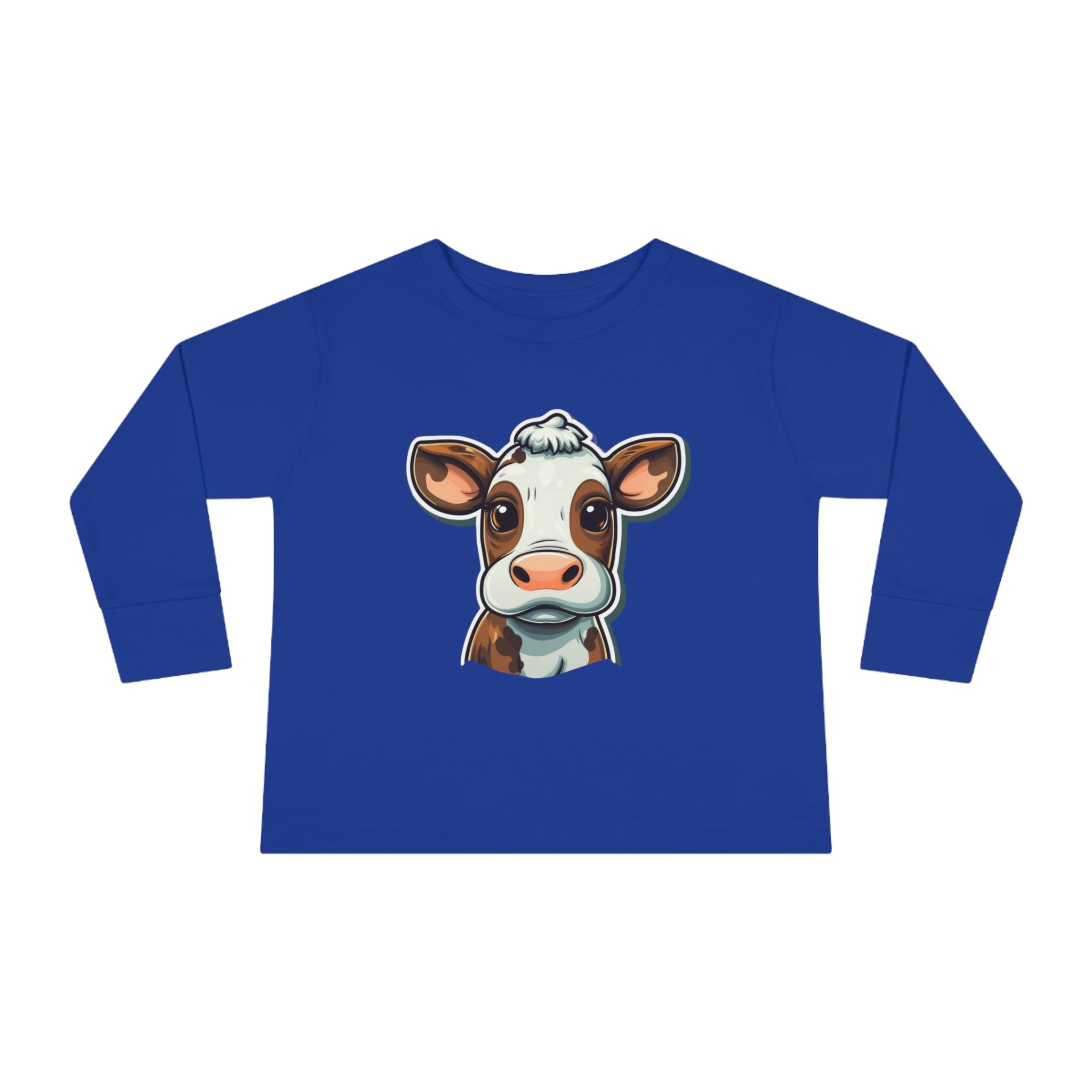 Toddler Long Sleeve Tee - Cow Calf